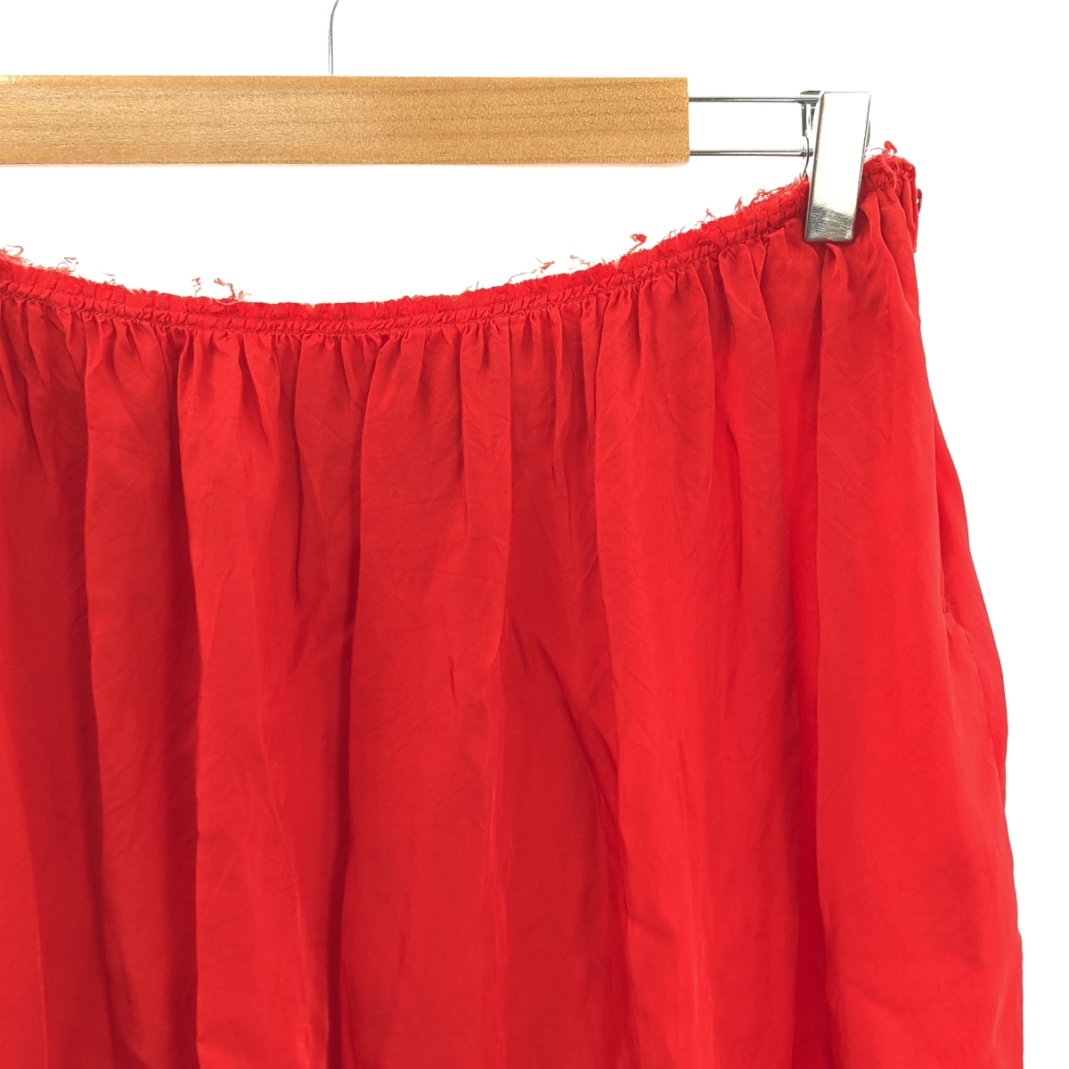 COMME des GARCONS GIRL / コムデギャルソンガール 裁断加工 カットオフ ギャザー ロングスカート