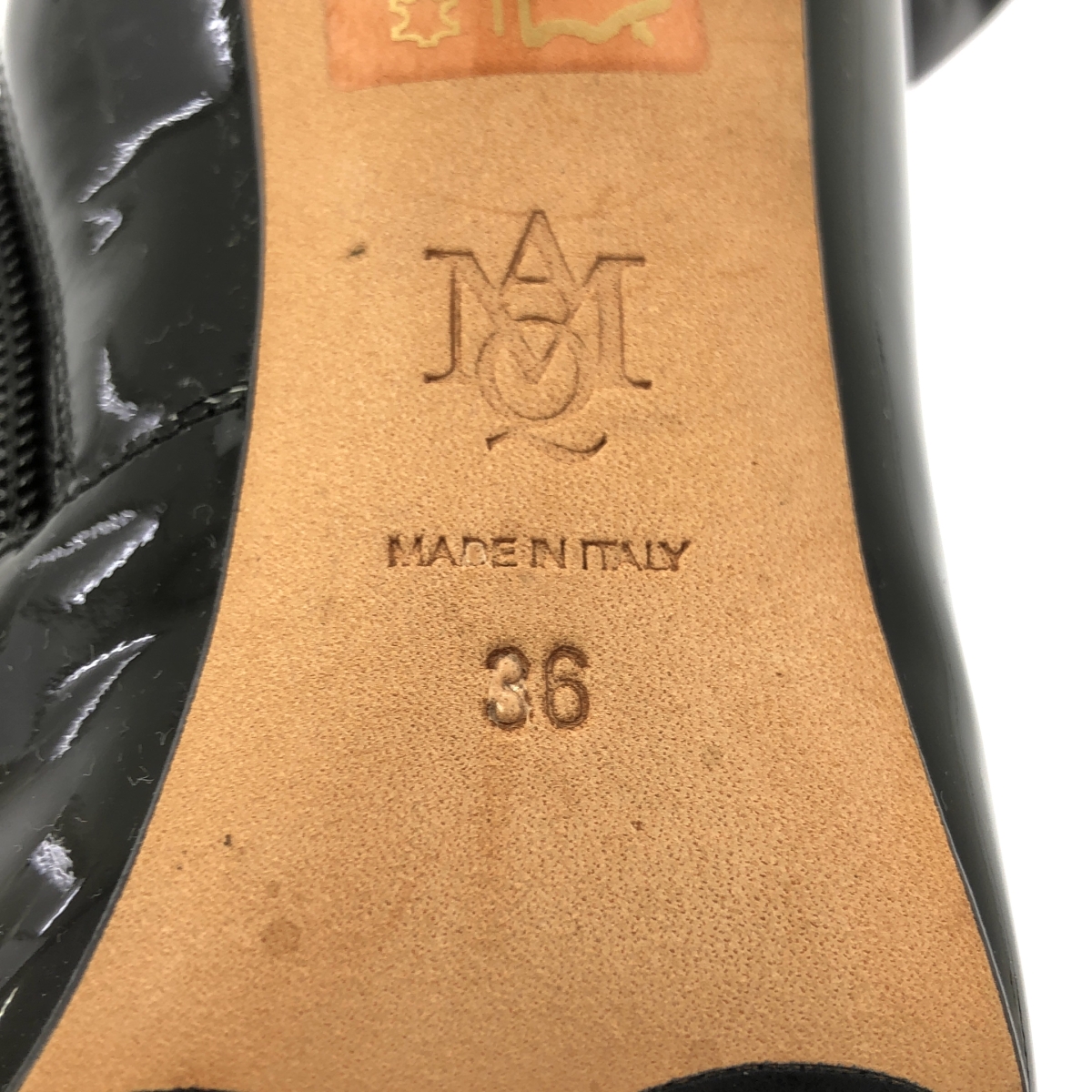 ALEXANDER MCQUEEN / アレキサンダーマックイーン パテントレザー ポインテッドトゥ ロングブーツ