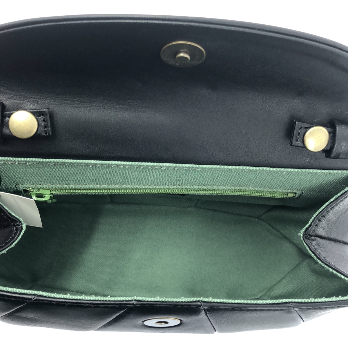 SYBILLA / シビラ レザー フラップ ハンドバッグ