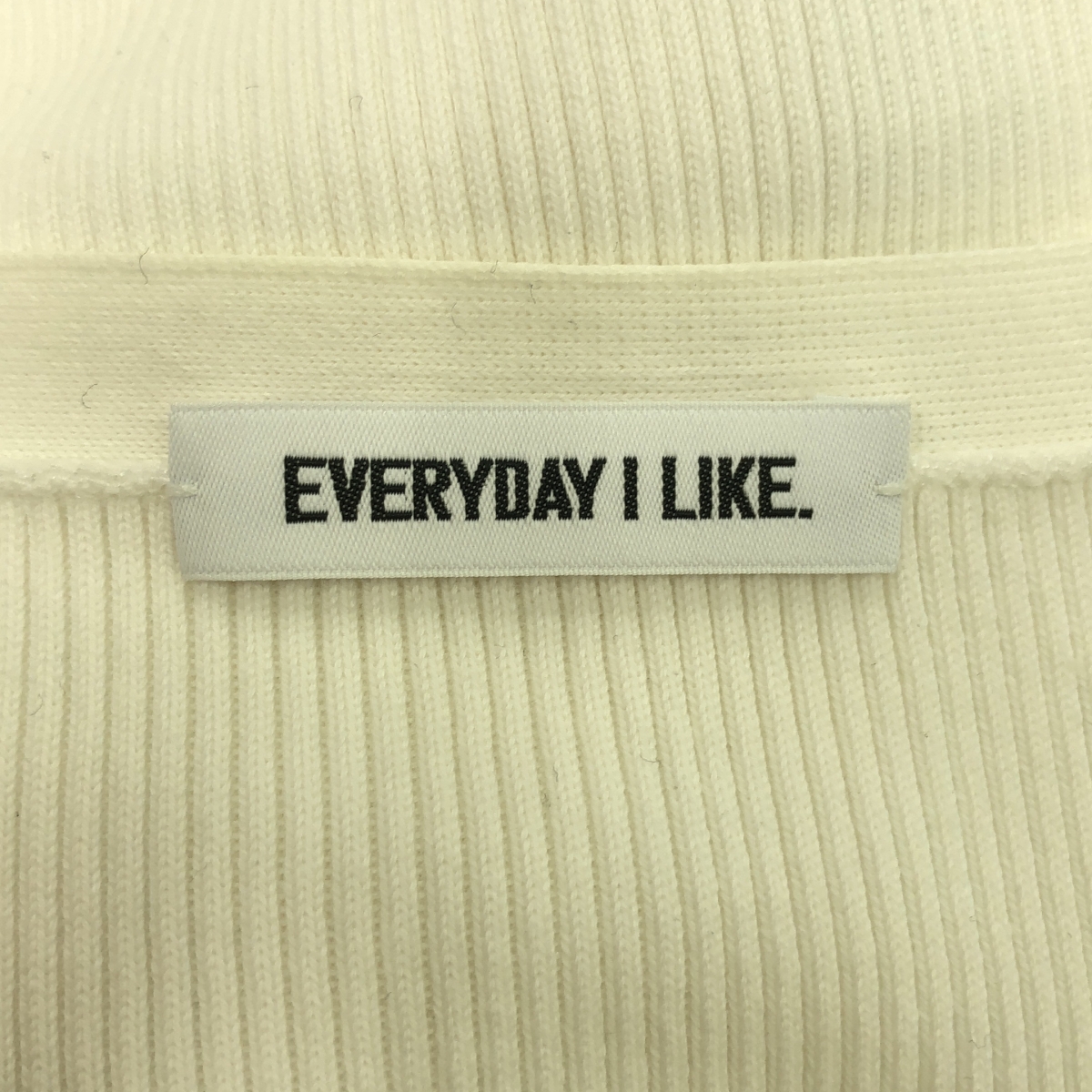 Deuxieme Classe / ドゥーズィエムクラス EVERYDAY I LIKE.RIB Vネック カーディガン