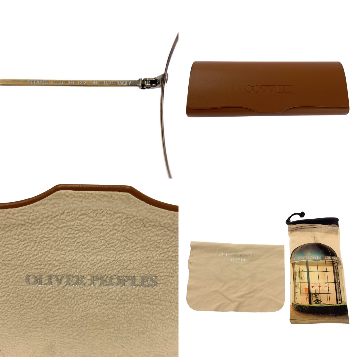 OLIVER PEOPLES / オリバーピープルズ Gallaway / ギャラウェイ TITANIUM100 アイウェア メガネ / ユニセックス