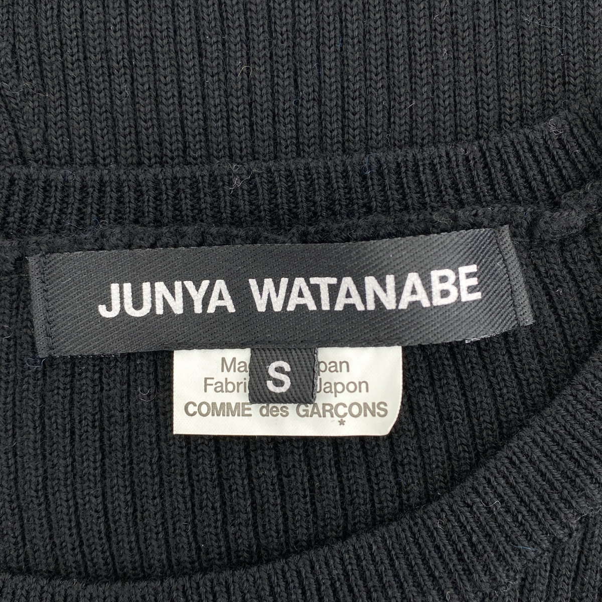 JUNYA WATANABE / ジュンヤワタナベ リブ クルーネック ニット