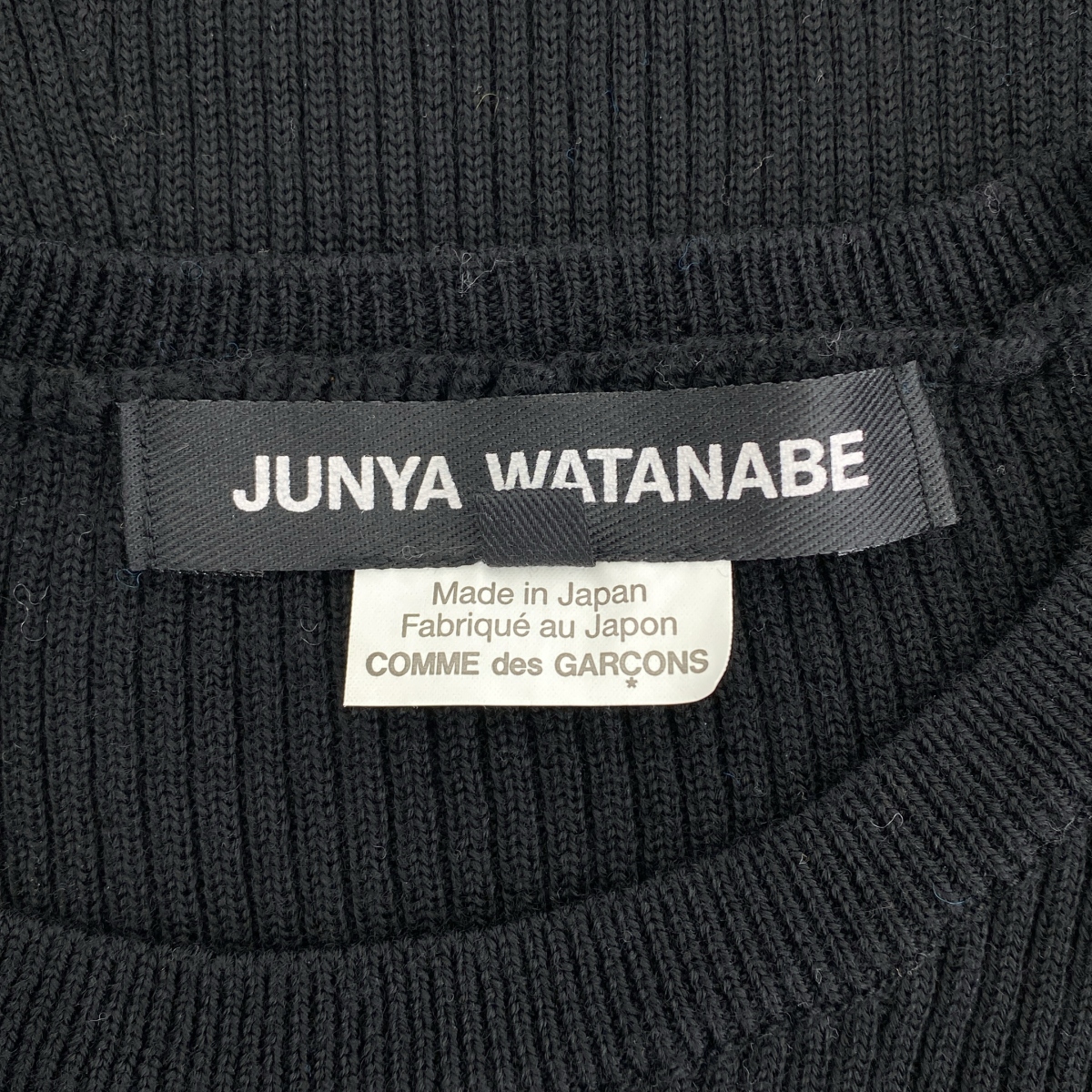 JUNYA WATANABE / ジュンヤワタナベ リブ クルーネック ニット