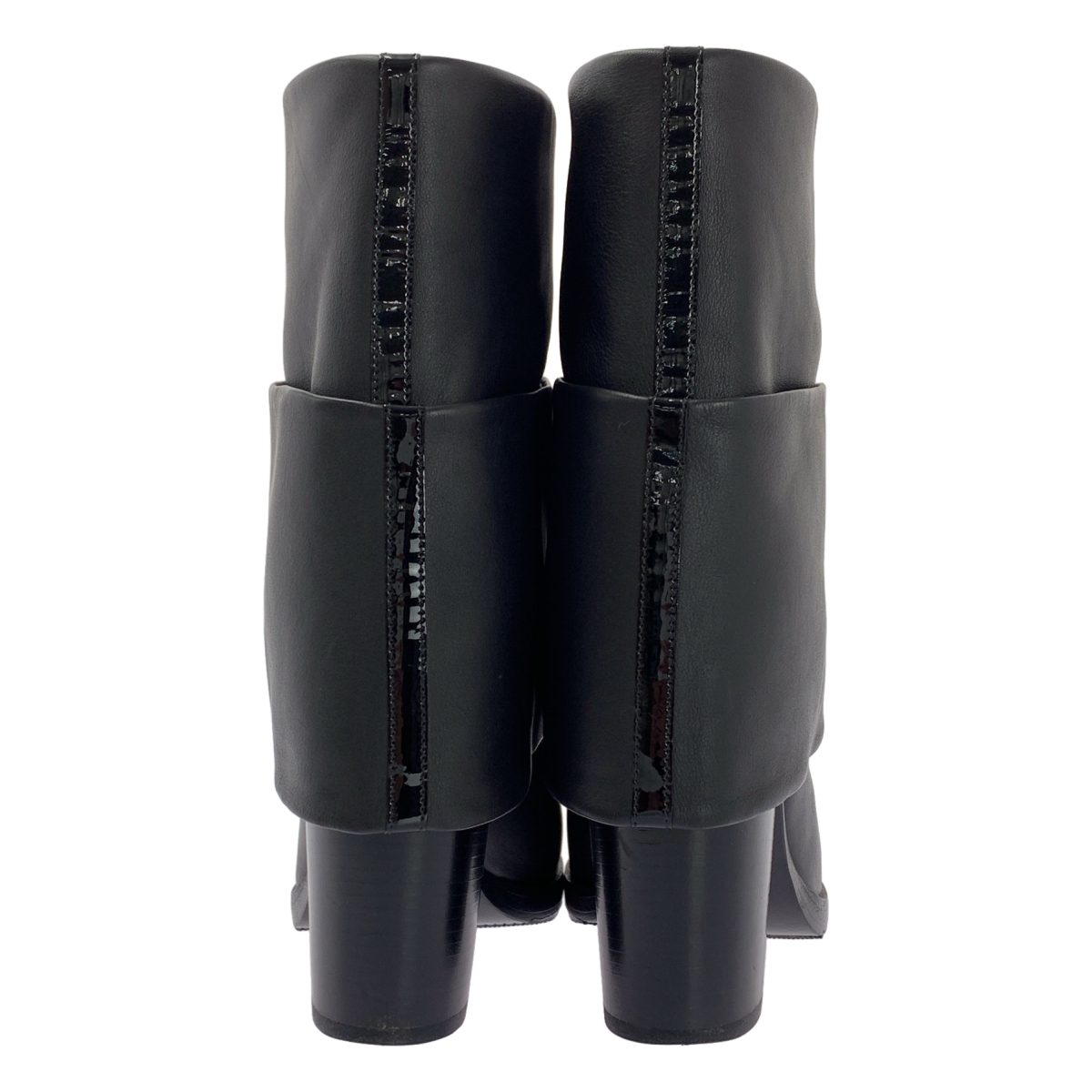 CHANEL / シャネル ココマーク レイヤード ヒール ブーツ