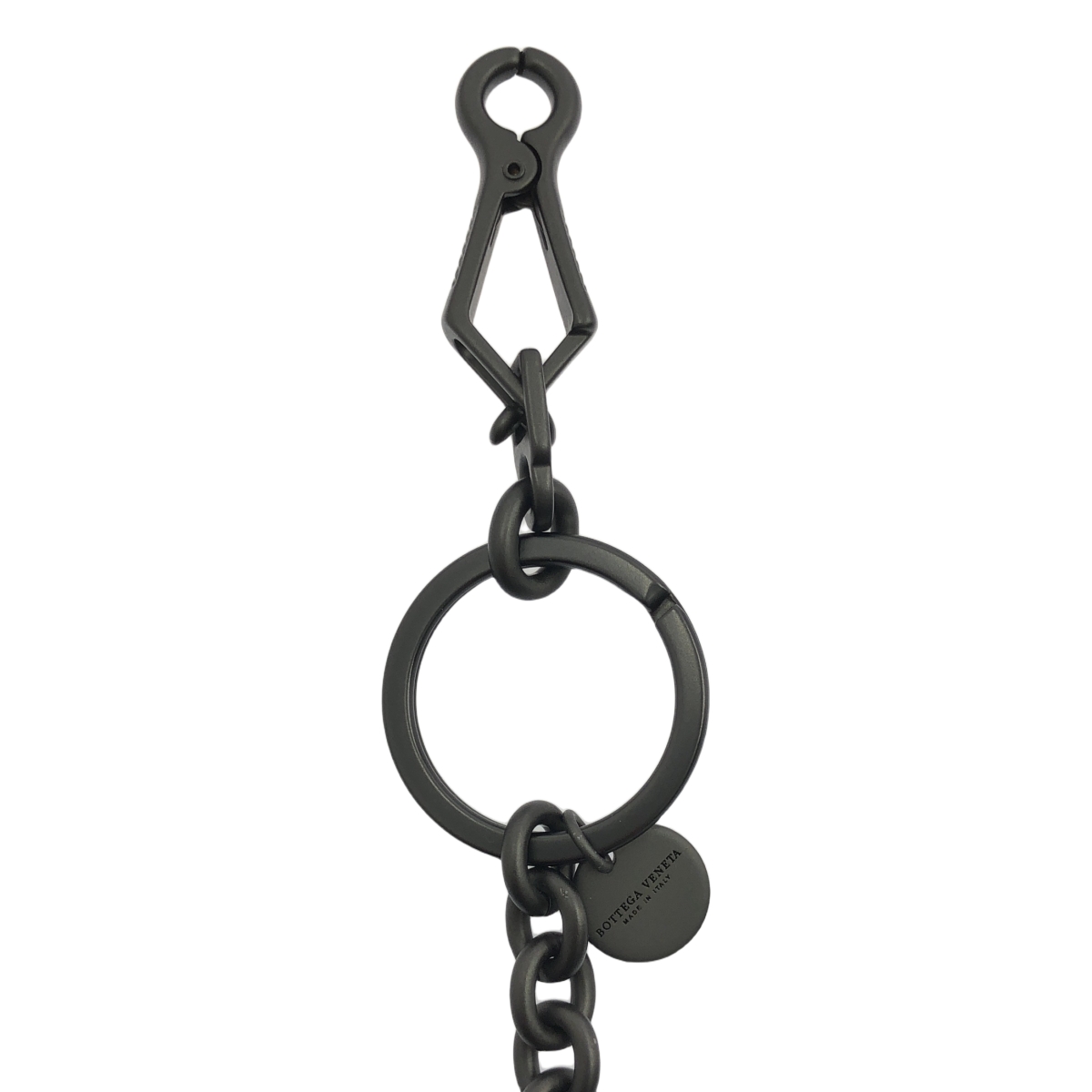 BOTTEGA VENETA / ボッテガヴェネタ キャットモチーフ イントレチャート キーホルダー