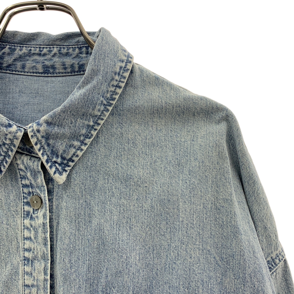 その他 オーバーシルエット デニムライク シャツ