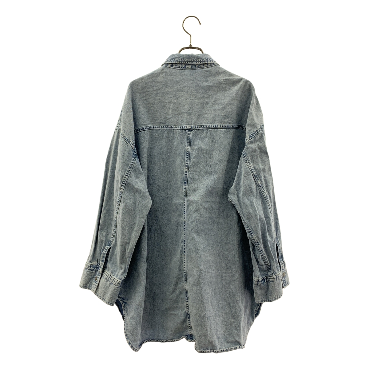その他 オーバーシルエット デニムライク シャツ