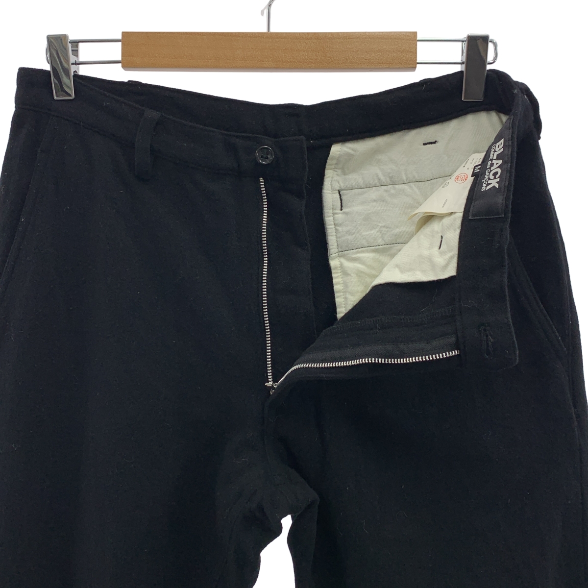 BLACK COMME des GARCONS / ブラックコムデギャルソン ウール スラックス パンツ