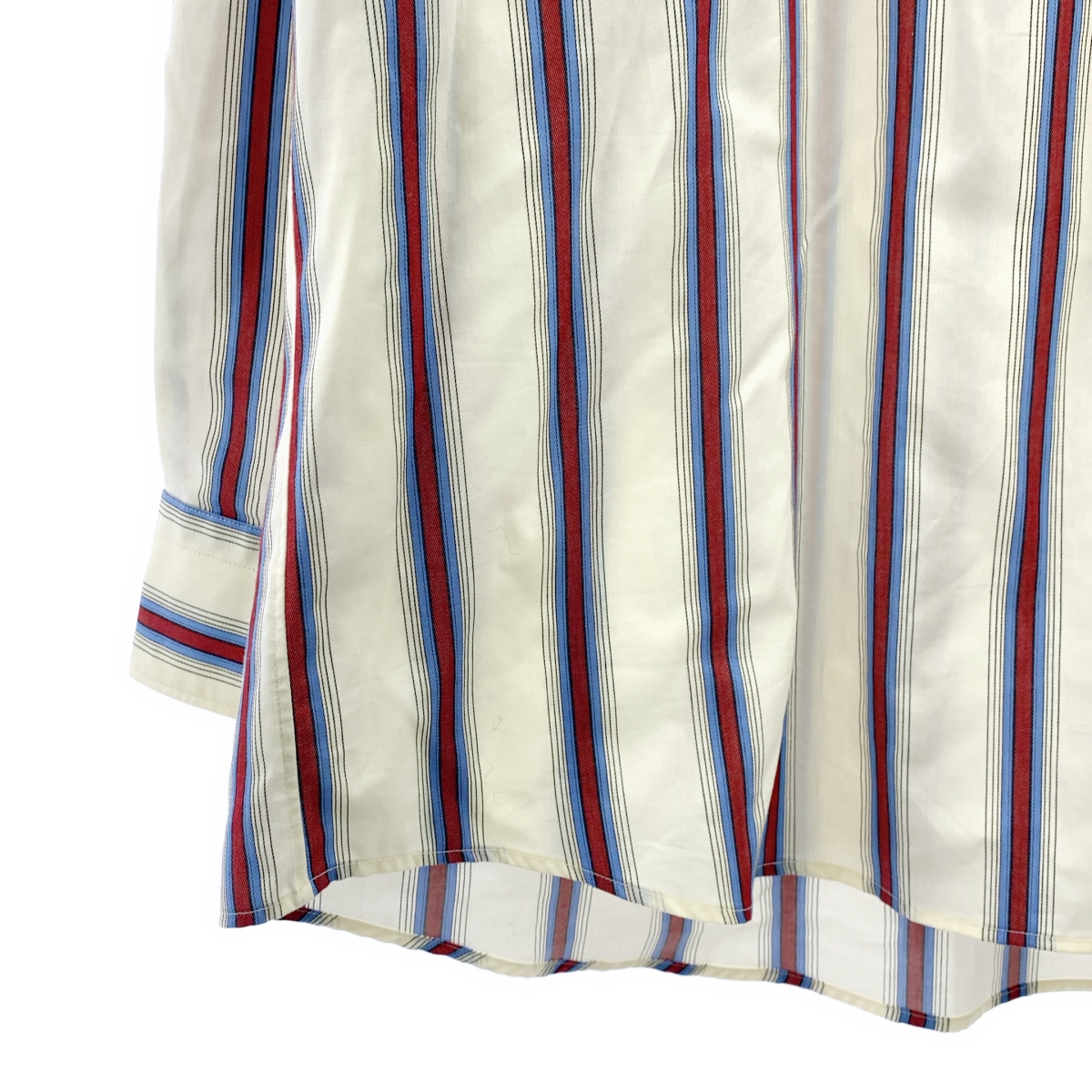 Graphpaper / グラフペーパー SIDOGRAS L/S Oversized Regular Collar Shirt コットン ストライプ シャツ