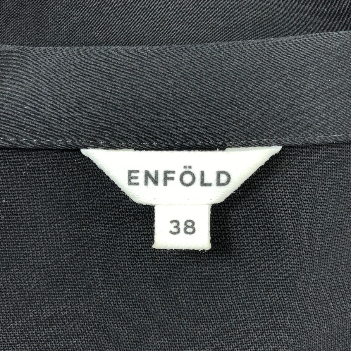 ENFOLD / エンフォルド PEダブルクロス ランダムヘム TOP プルオーバーシャツ