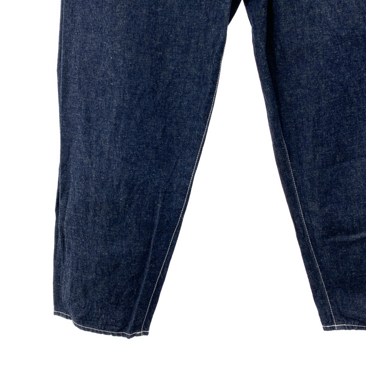 mina perhonen / ミナペルホネン every day / エブリデイ レザーパッチ 濃紺デニムパンツ