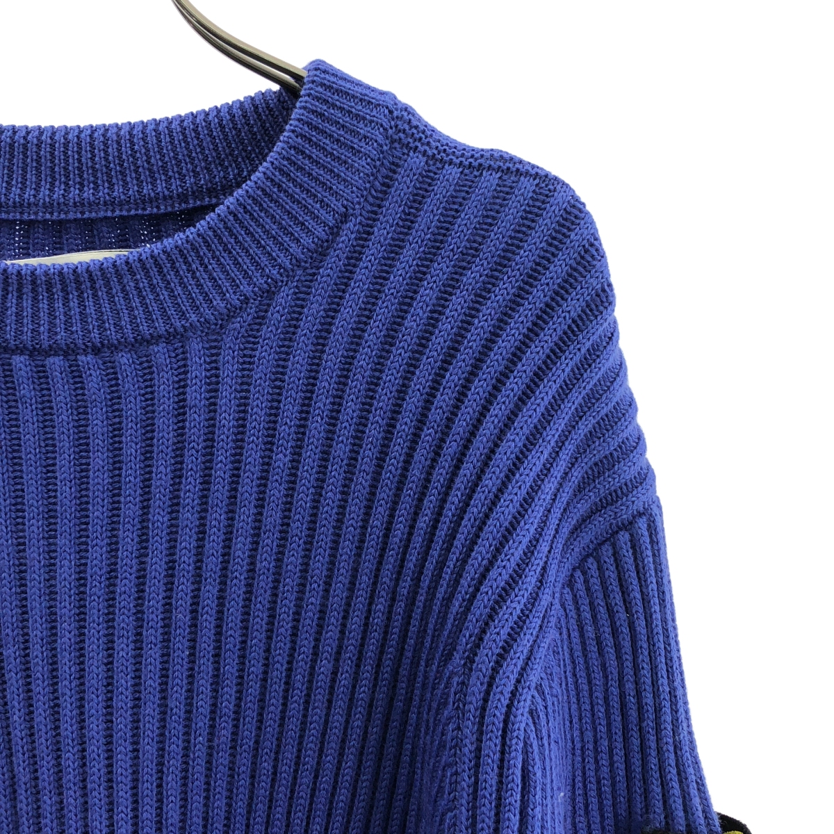 STONE ISLAND / ストーンアイランド ribbed knit sweater / ウール ロゴパッチ リブ ニット セーター
