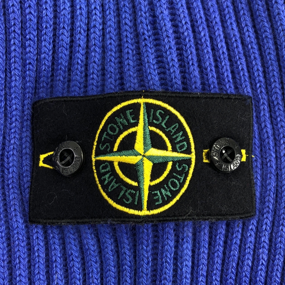STONE ISLAND / ストーンアイランド ribbed knit sweater / ウール ロゴパッチ リブ ニット セーター