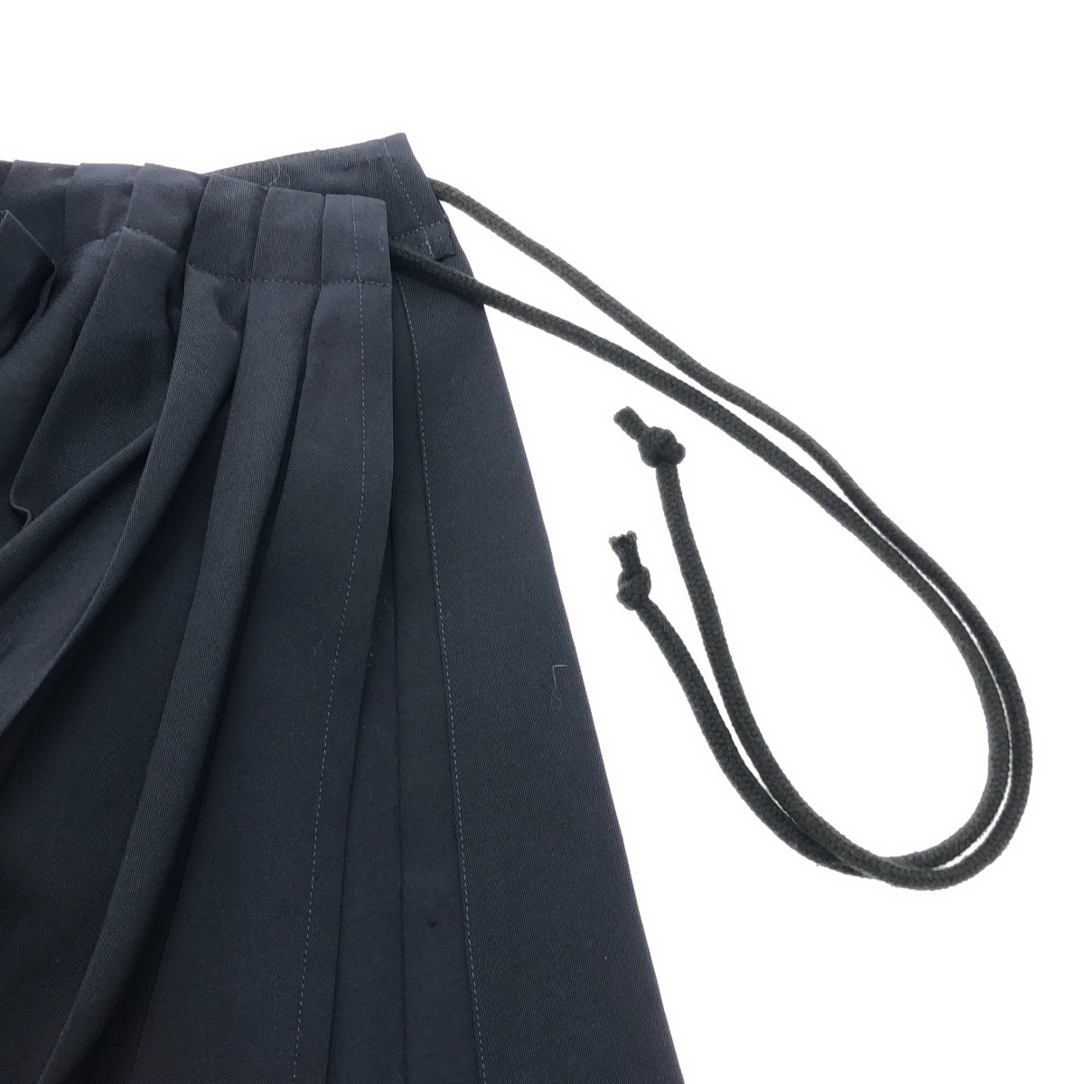Yohji Yamamoto FEMME / ヨウジヤマモトファム ドローストリング プリーツ ボリューム ラップ 巻きスカート