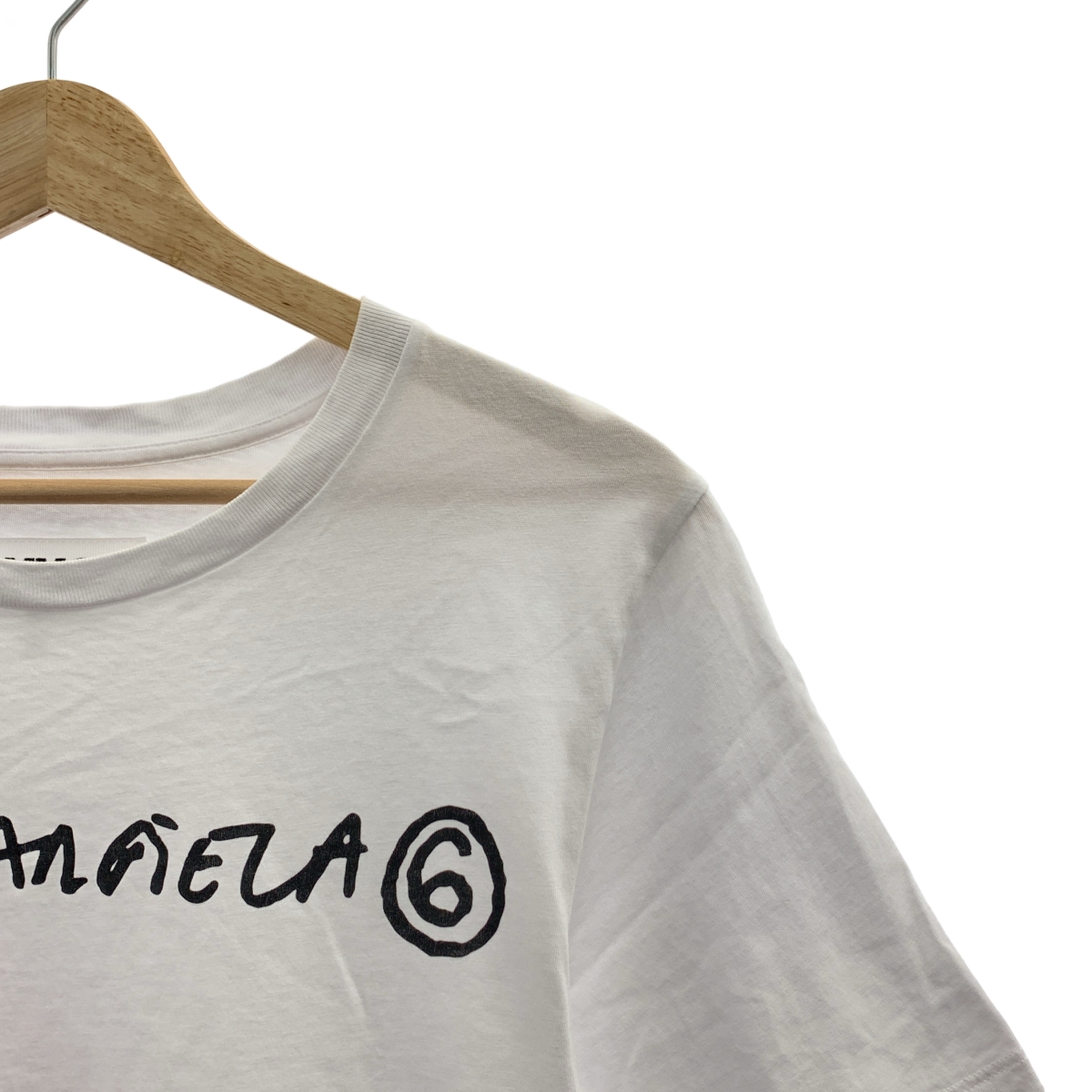 MM6 Maison Margiela / エムエムシックスメゾンマルジェラ コットン ロゴ プリント クルーネックカットソー