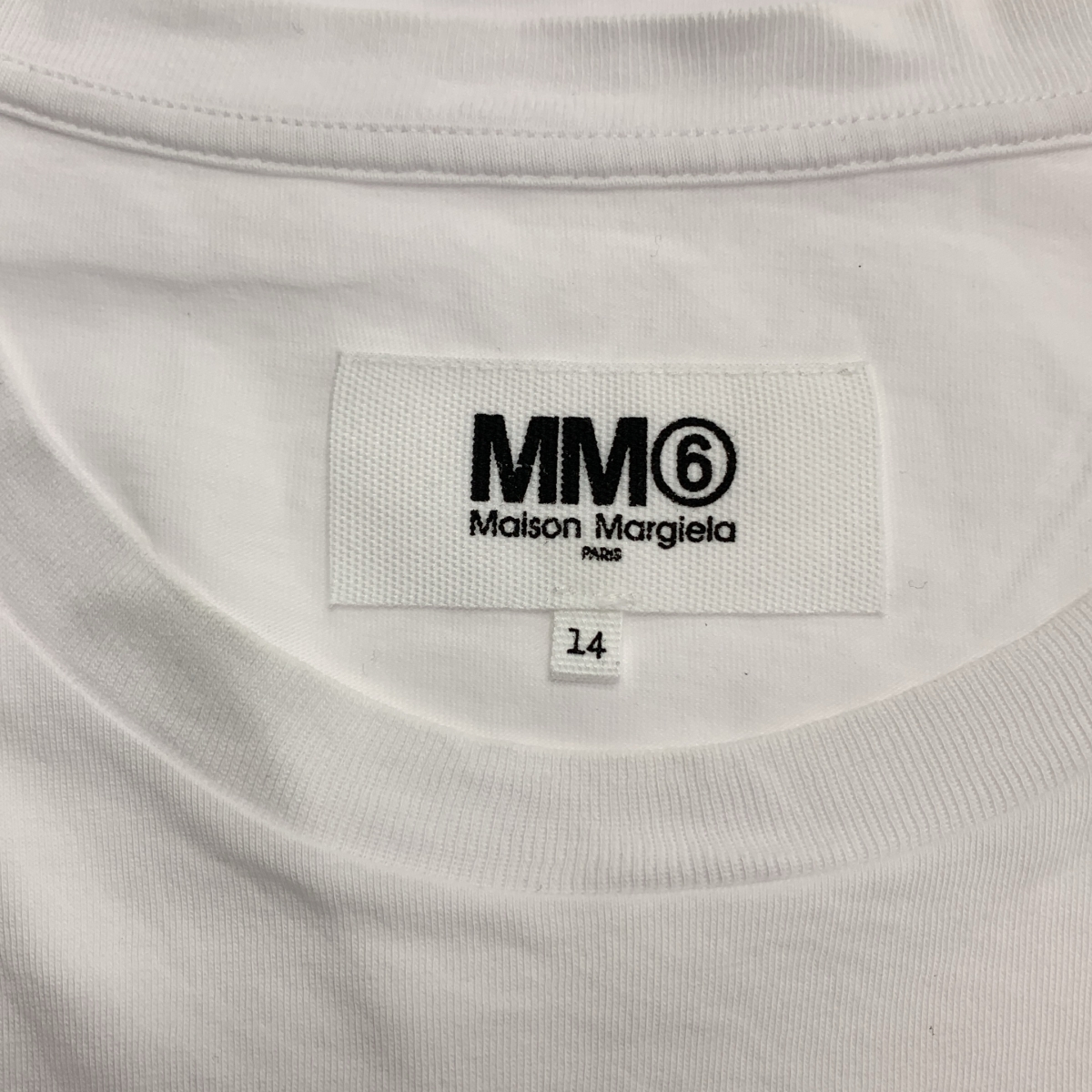 MM6 Maison Margiela / エムエムシックスメゾンマルジェラ コットン ロゴ プリント クルーネックカットソー