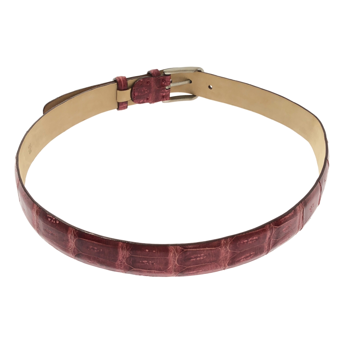 その他 クロコダイル レザー ベルト