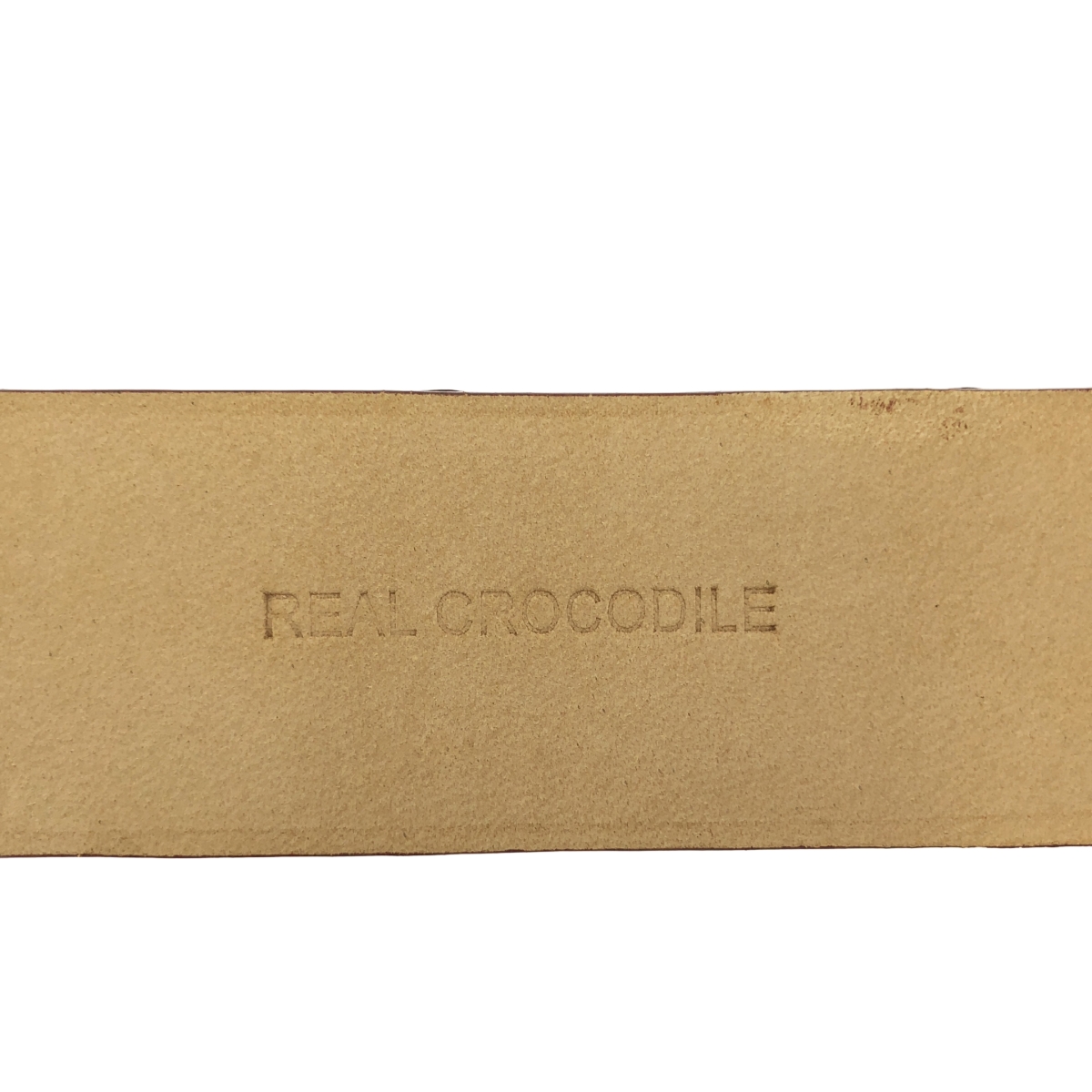 その他 クロコダイル レザー ベルト