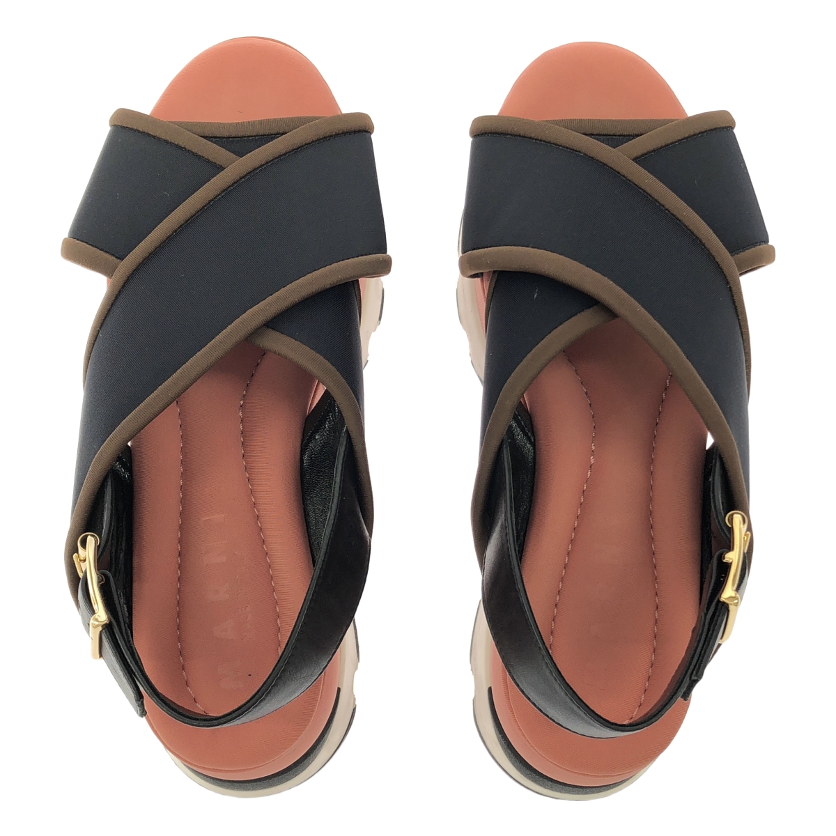 MARNI / マルニ Wedge Sandals ファブリック ウェッジ サンダル