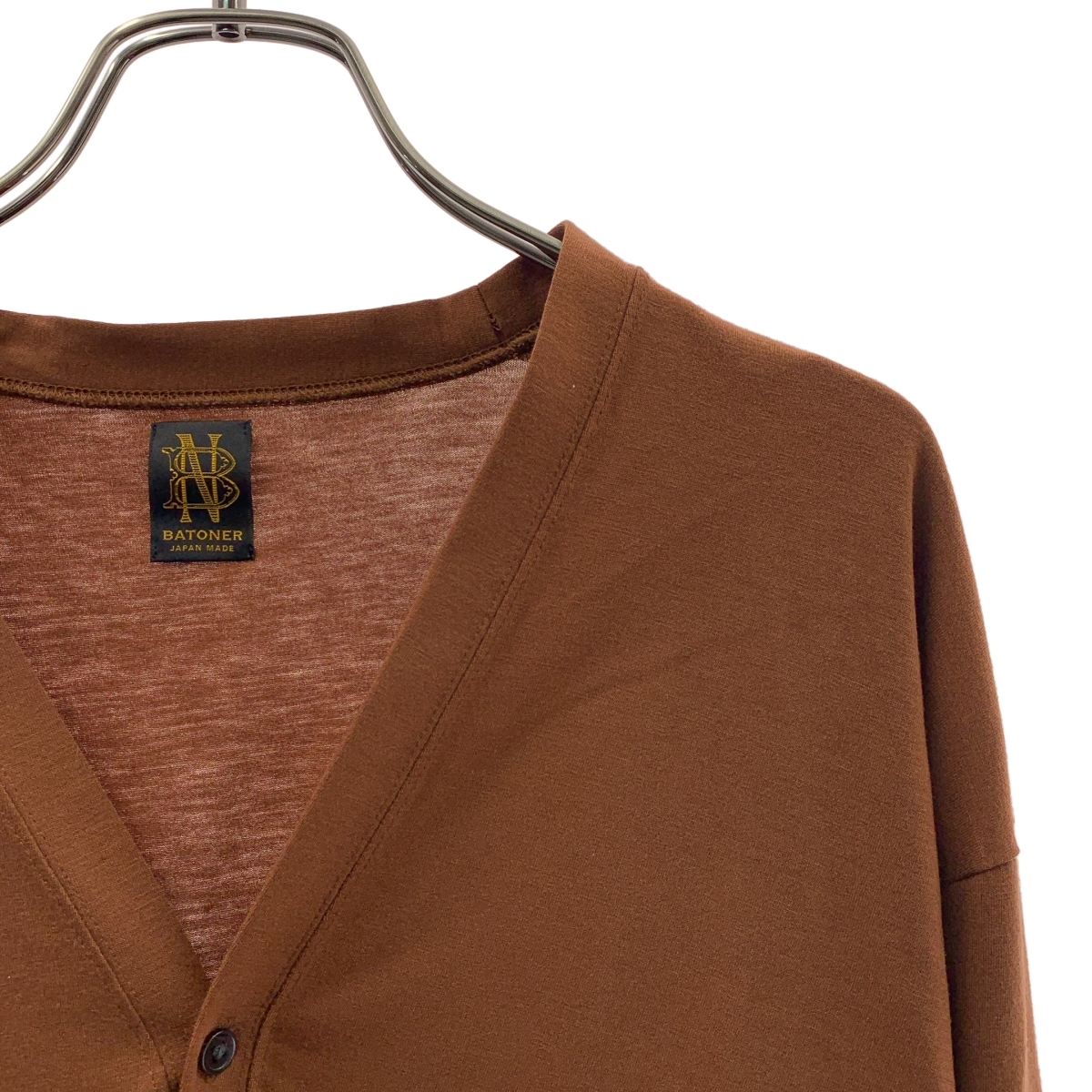 BATONER / バトナー オーバーシルエット カーディガン