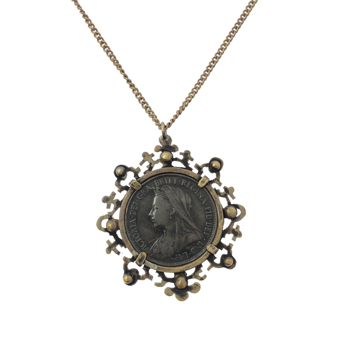 JOHN ALEXANDER SKELTON / ジョンアレキサンダースケルトン × Slim Barrett / coin necklace / ネックレス