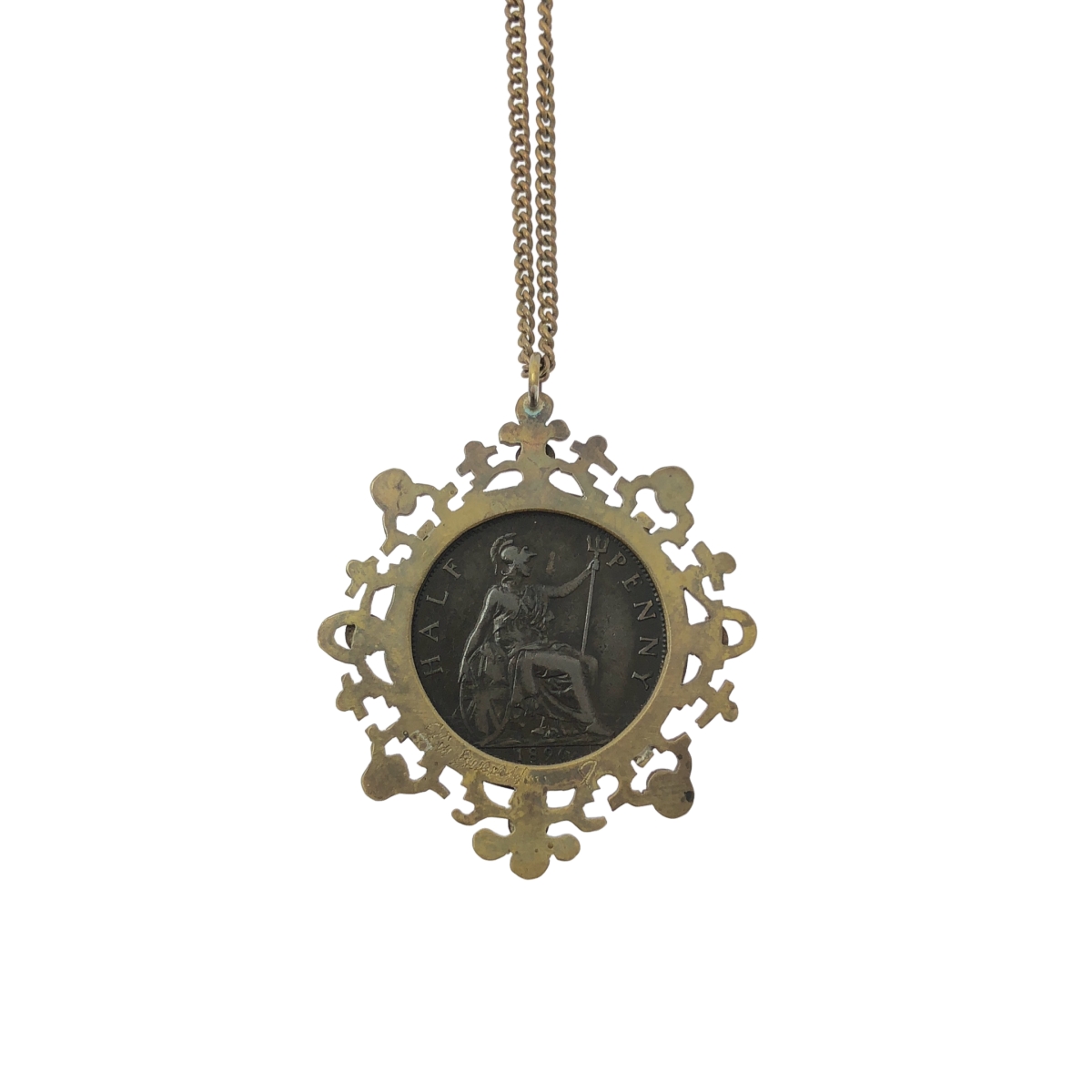 JOHN ALEXANDER SKELTON / ジョンアレキサンダースケルトン × Slim Barrett / coin necklace / ネックレス