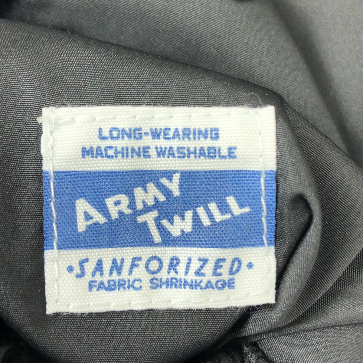 ARMY TWILL / アーミーツイル リバーシブル ボア ノーカラー オーバー コート