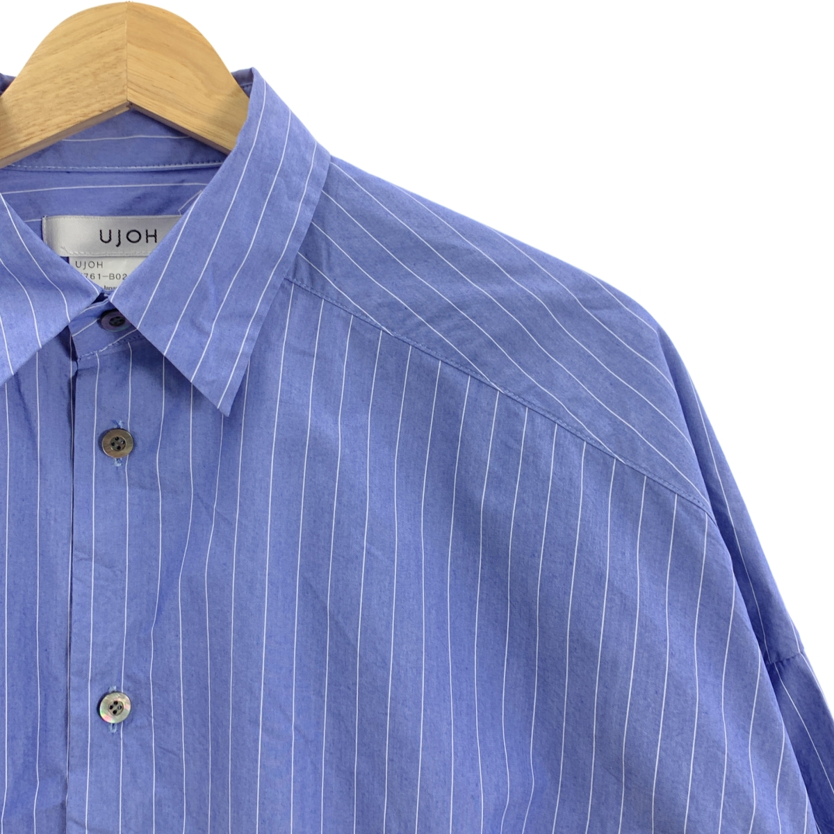 UJOH / ウジョー Cropped Shirt コットン クロップド シャツ