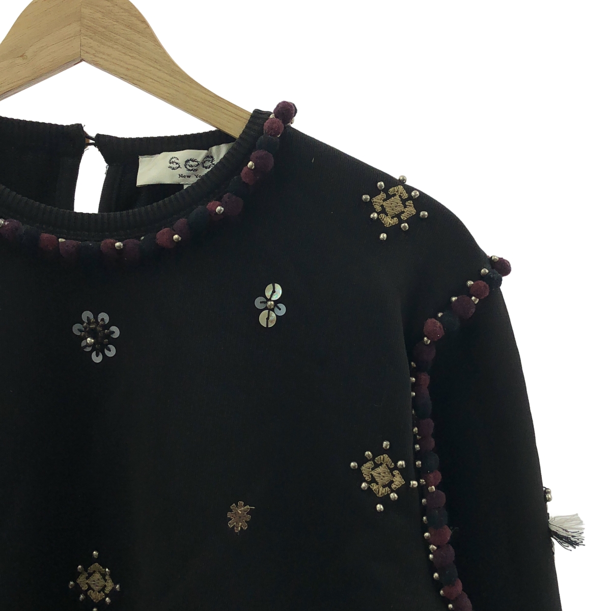 sea New York / シーニューヨーク ビーズ装飾 スウェット プルオーバー トップス