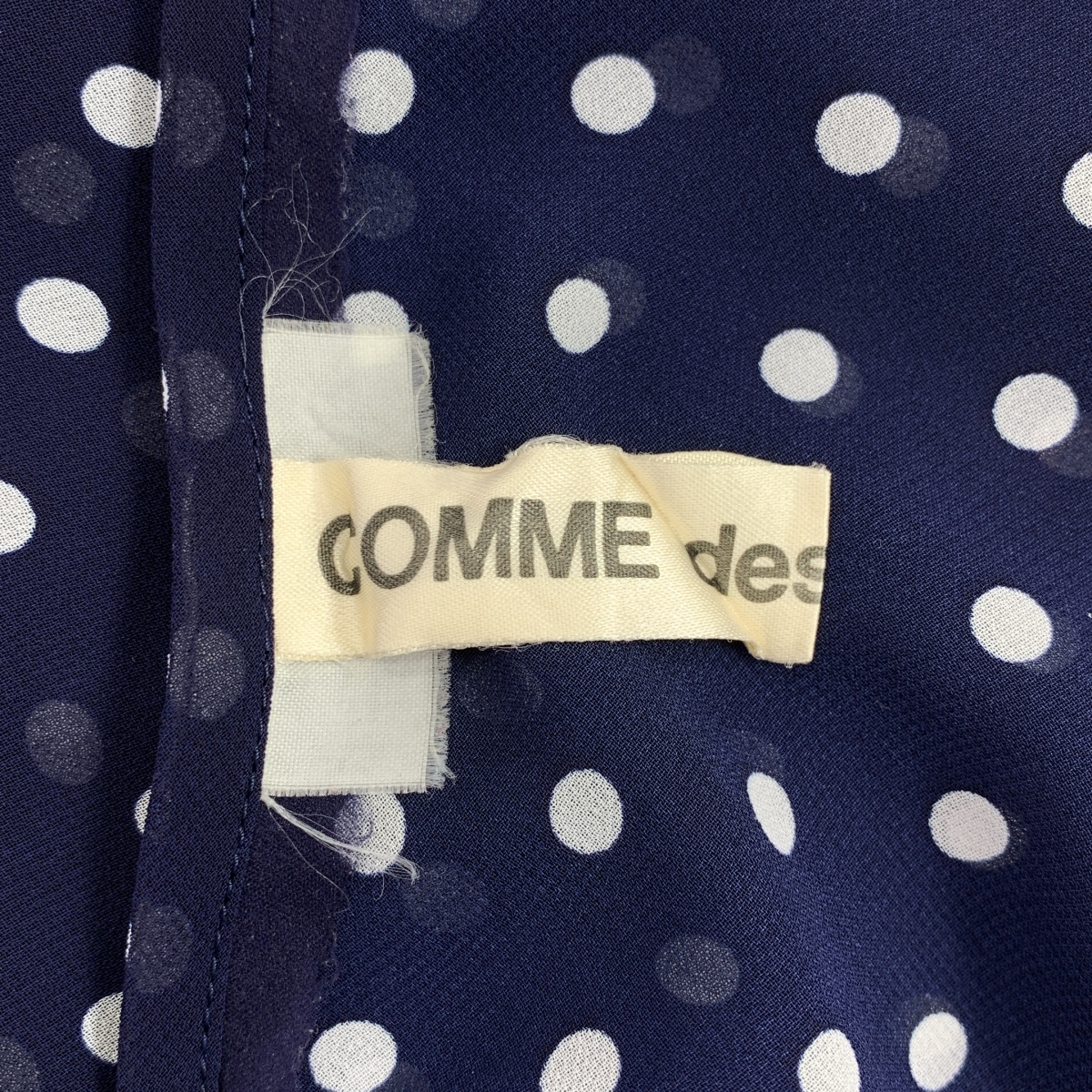 COMME des GARCONS / コムデギャルソン ドット ユニオンジャック シアー カットオフ キャミソールワンピース