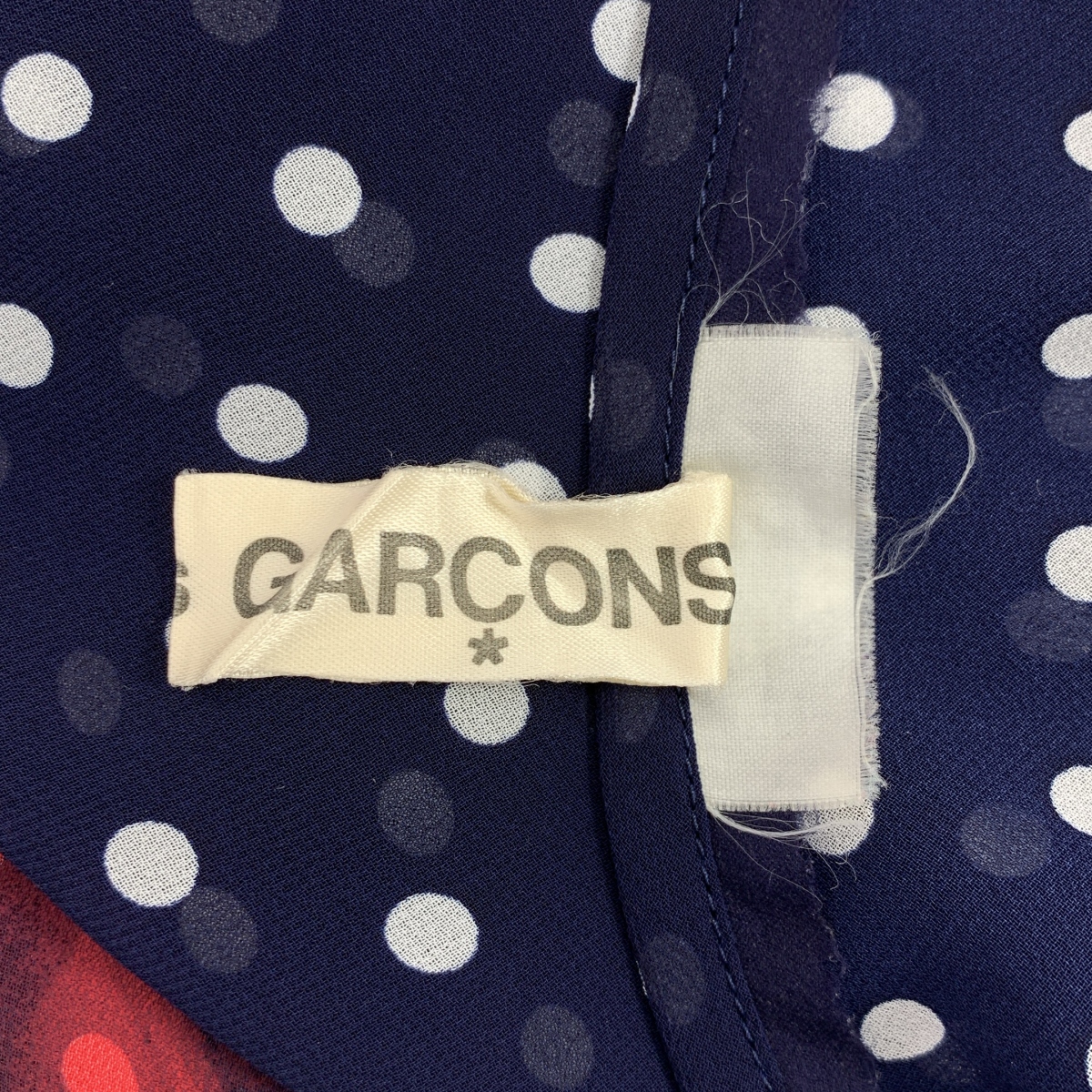 COMME des GARCONS / コムデギャルソン ドット ユニオンジャック シアー カットオフ キャミソールワンピース