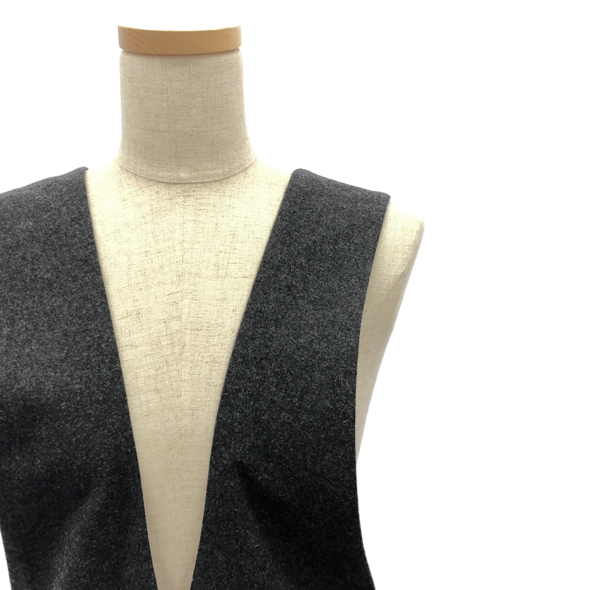 LE CIEL BLEU / ルシェルブルー ウール ノースリーブ サロペット