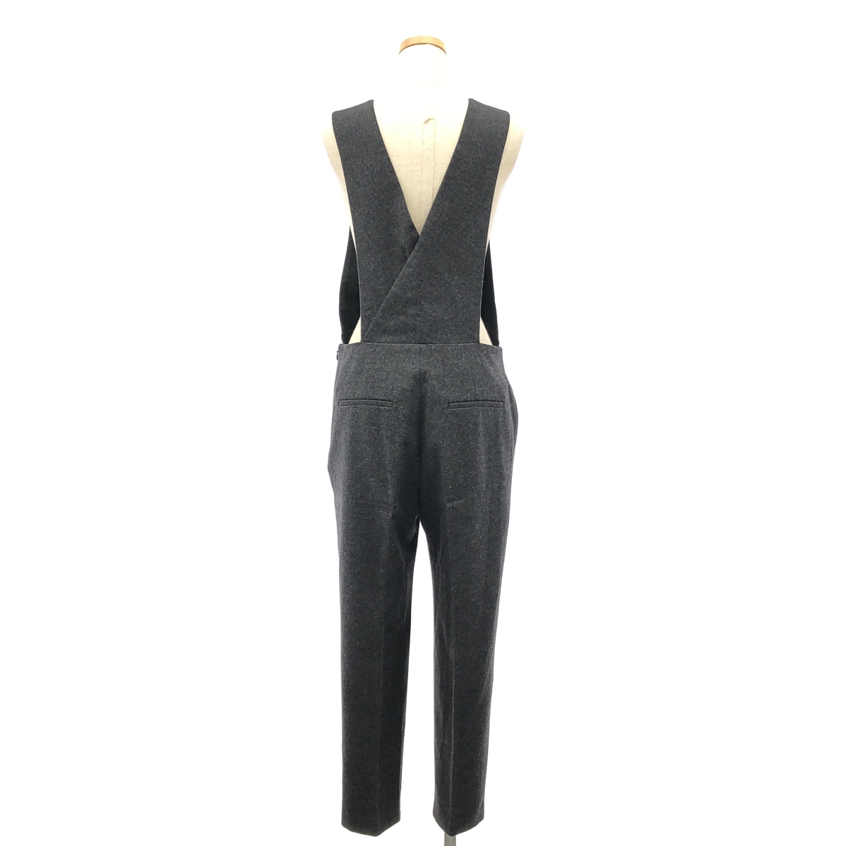 LE CIEL BLEU / ルシェルブルー ウール ノースリーブ サロペット