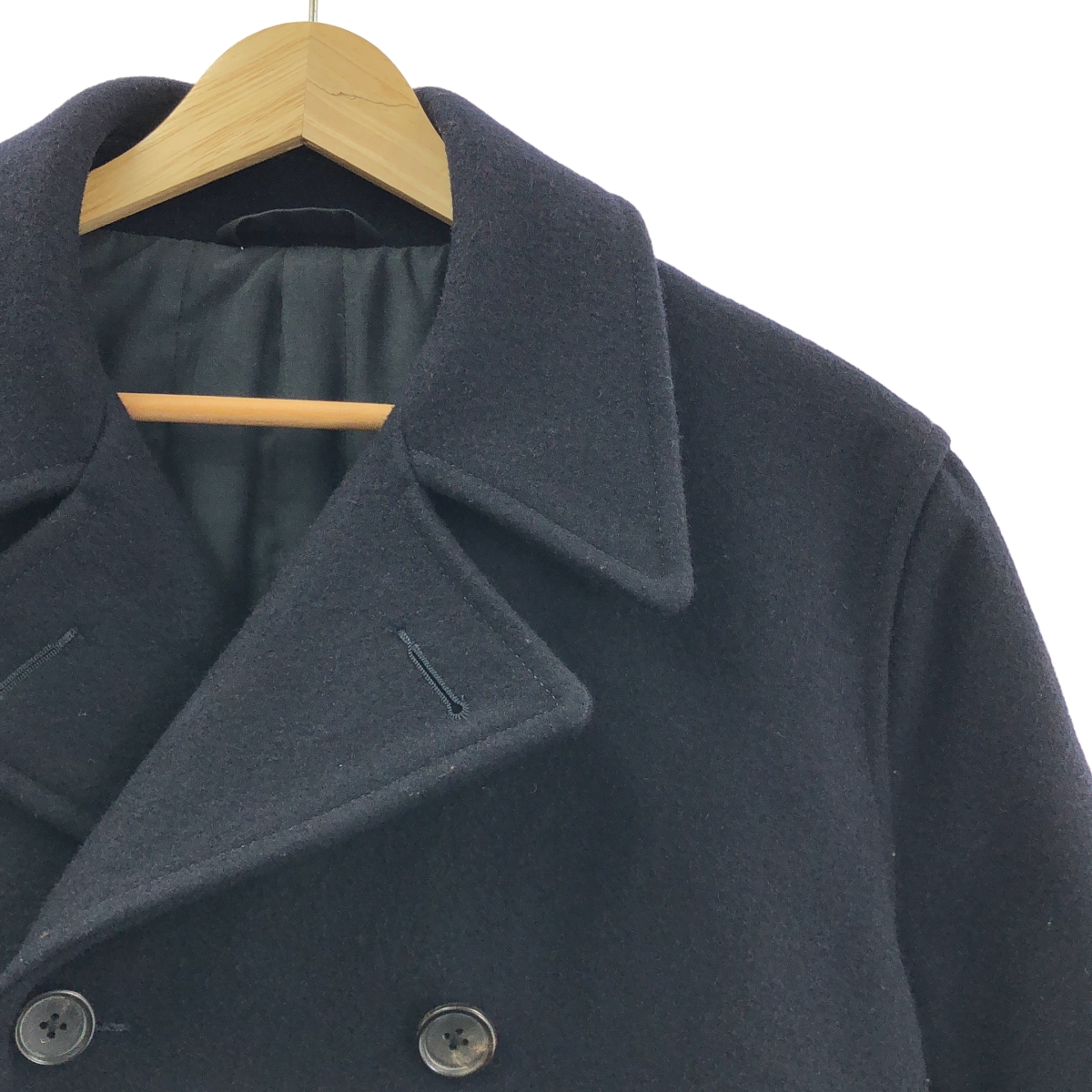 MARGARET HOWELL / マーガレットハウエル ウールメルトン 中綿入り ピーコート