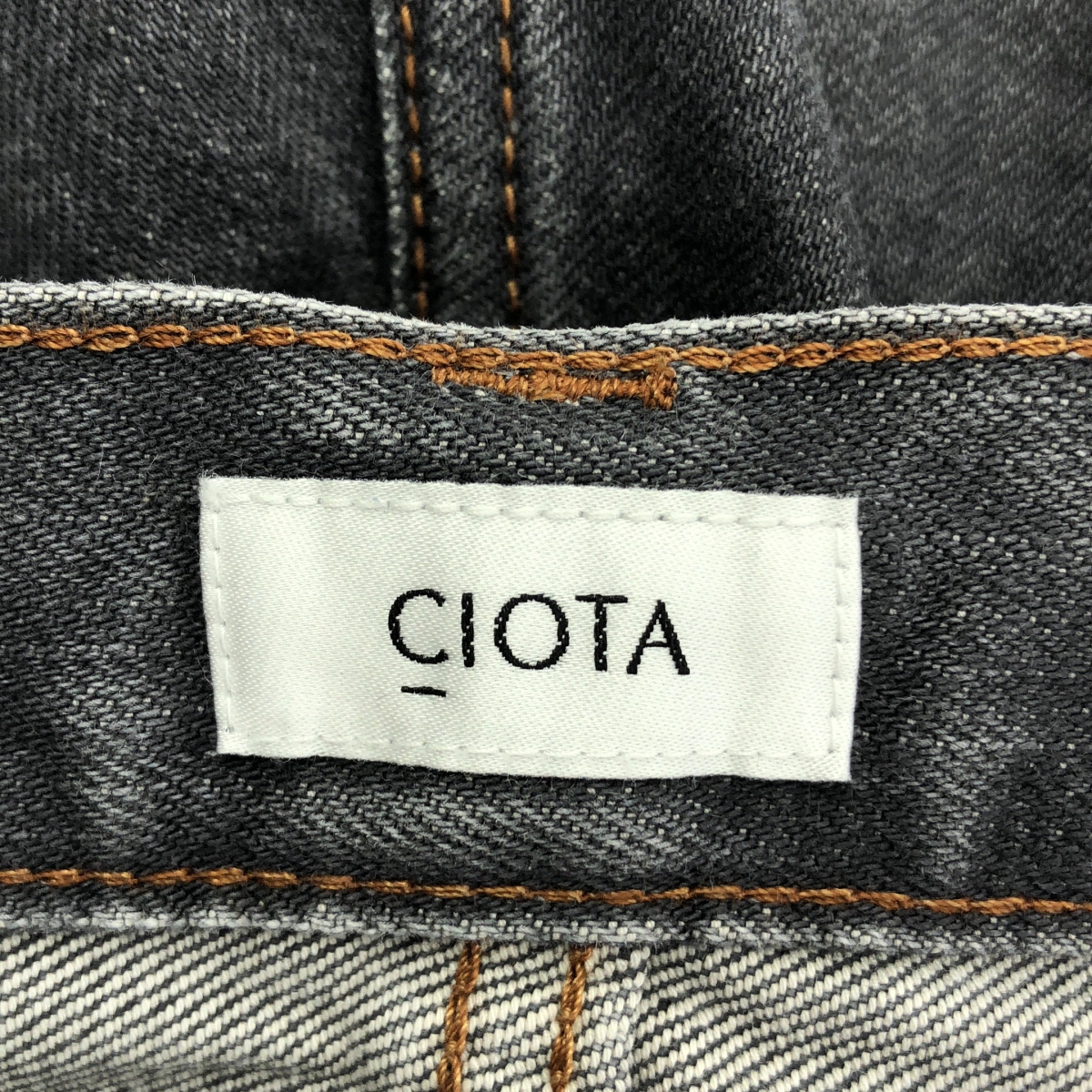 CIOTA / シオタ 本藍 スビン コットン 13.5oz ストレート デニムパンツ