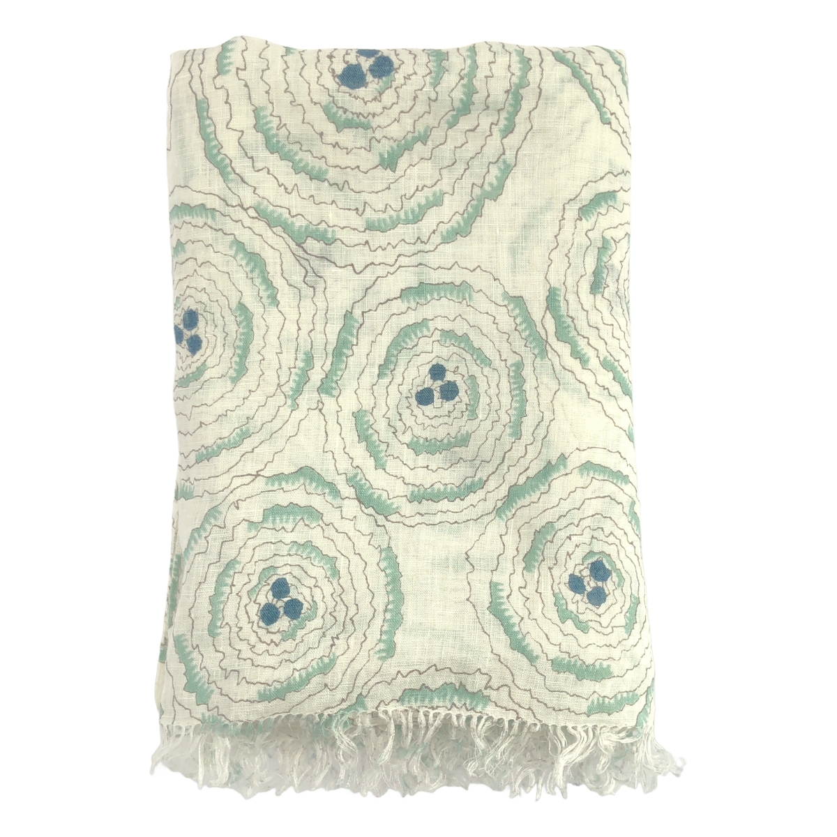 mina perhonen / ミナペルホネン pirouette / 総柄 フリンジ ストール