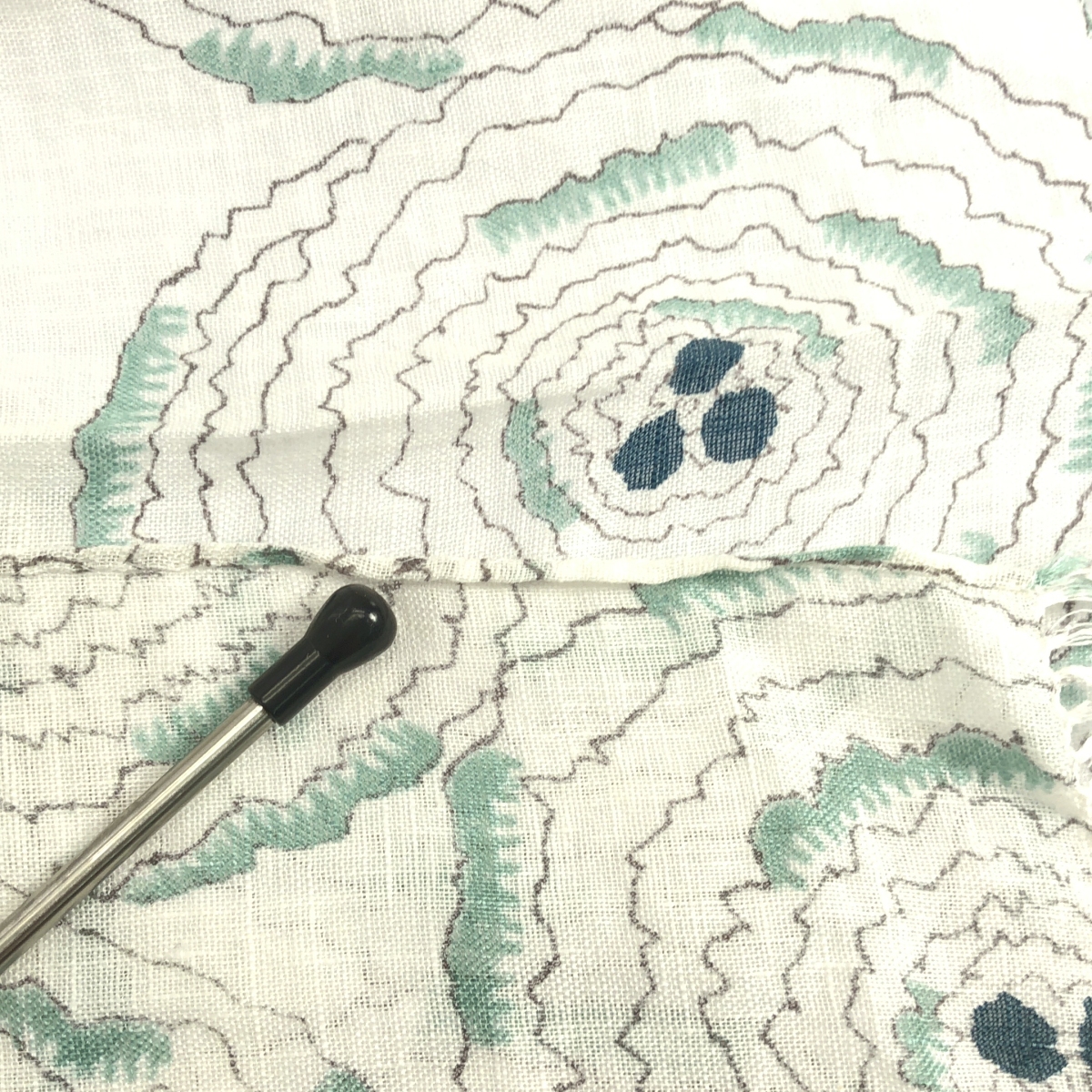 mina perhonen / ミナペルホネン pirouette / 総柄 フリンジ ストール