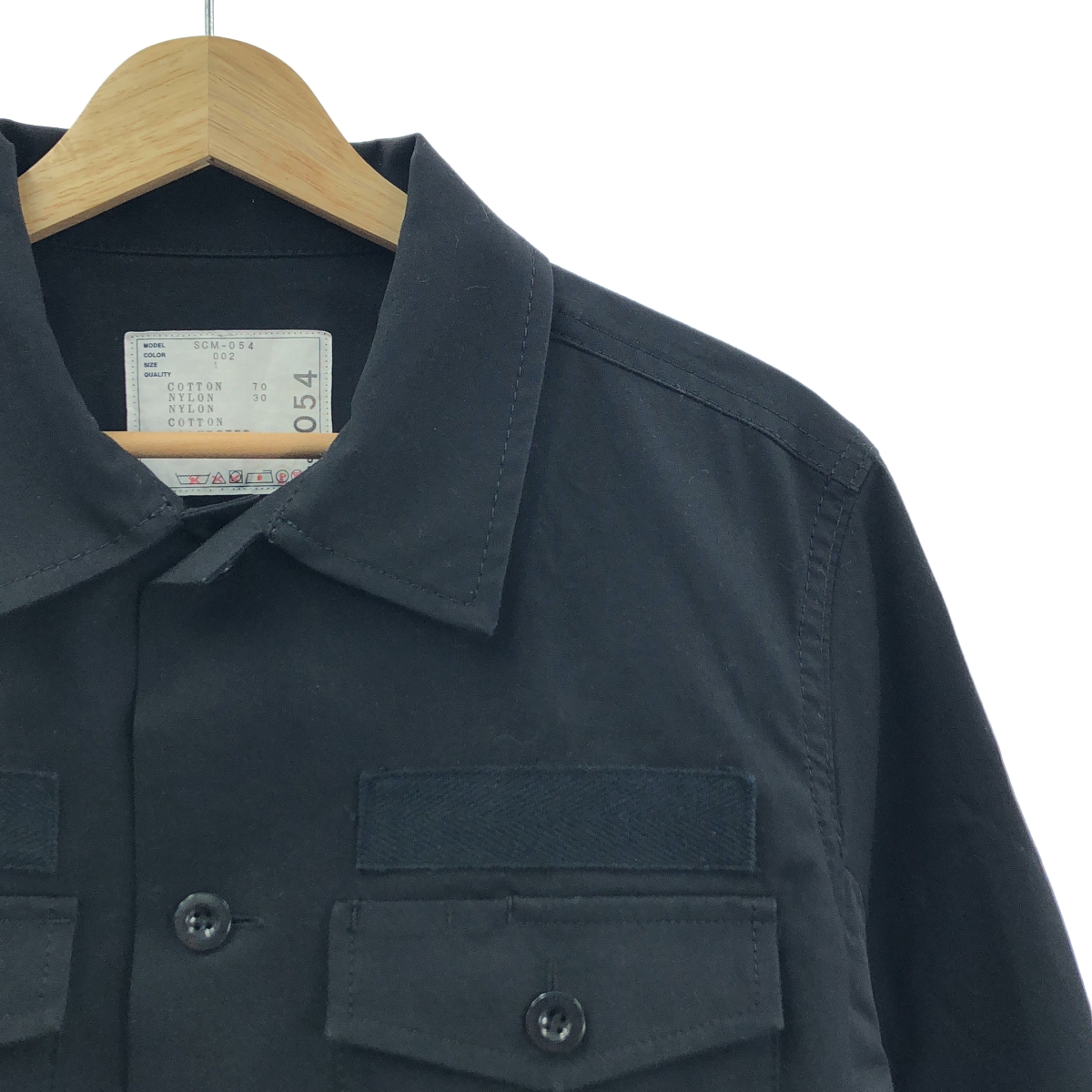 sacai / サカイ コットンオックスフォード×ナイロンツイル シャツブルゾン