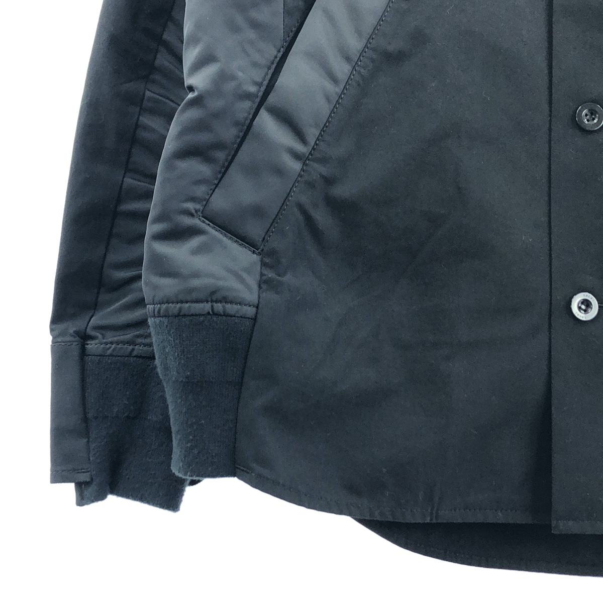 sacai / サカイ コットンオックスフォード×ナイロンツイル シャツブルゾン