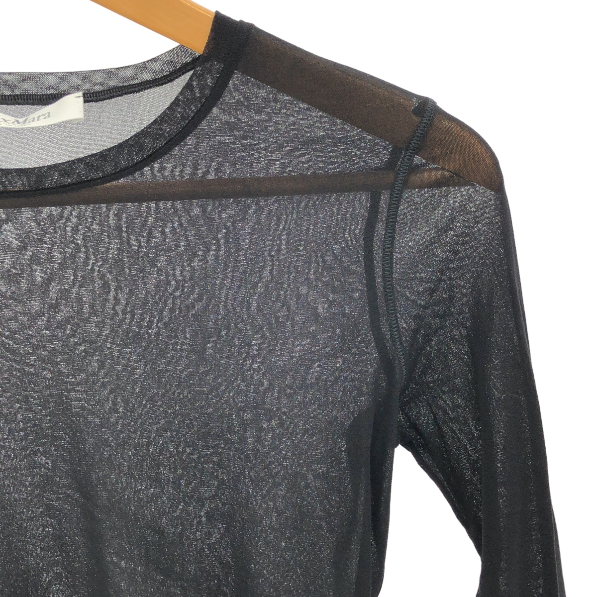 Max Mara / マックスマーラ シアー クルーネック カットソー トップス