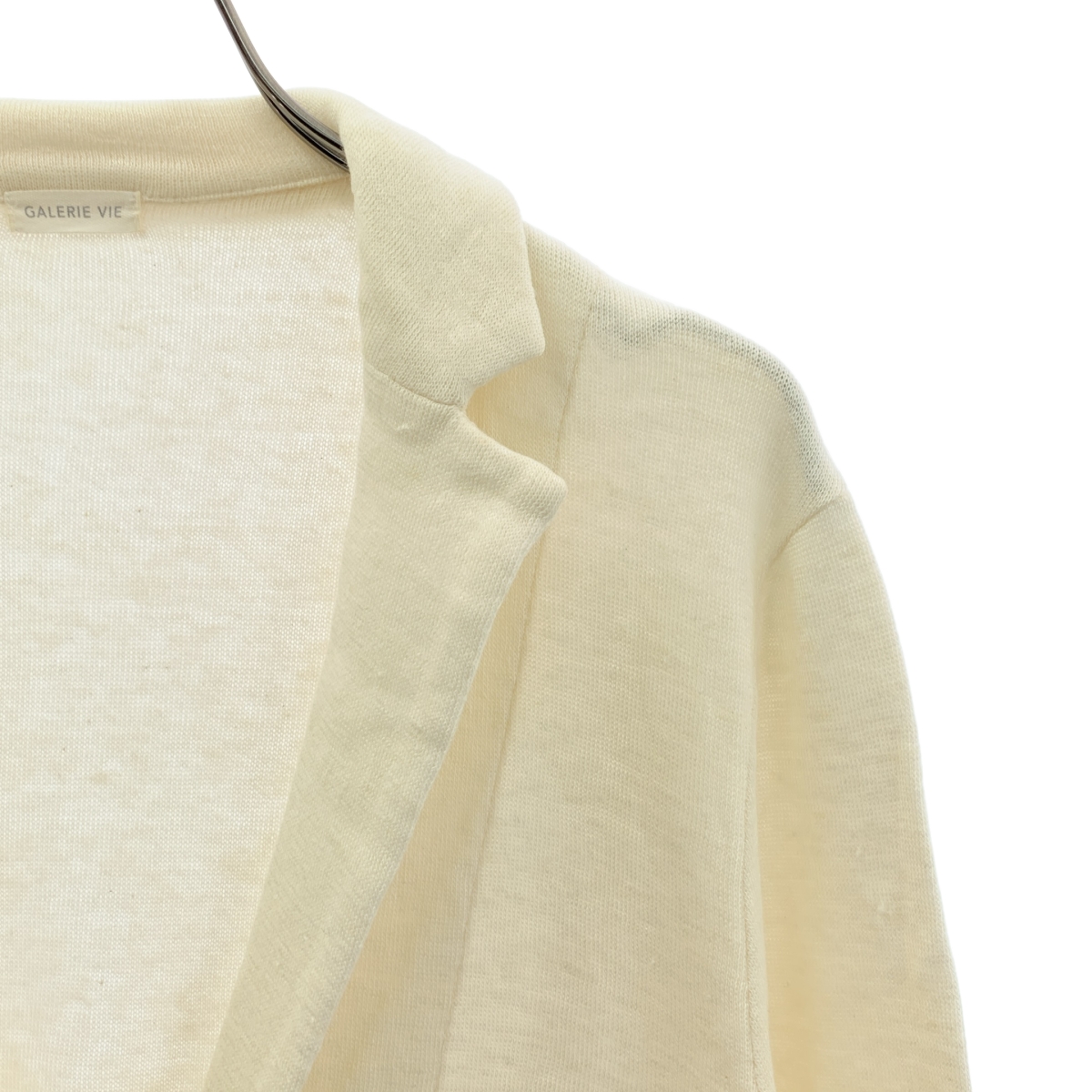 GALERIE VIE / ギャルリーヴィー リネン シルク ニット ジャケット