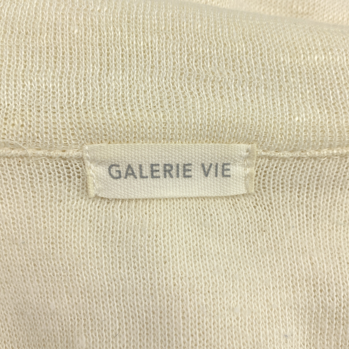 GALERIE VIE / ギャルリーヴィー リネン シルク ニット ジャケット