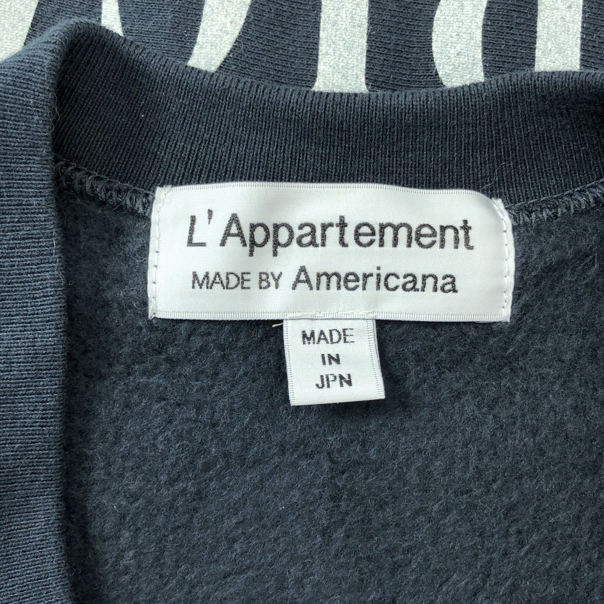 L'Appartement / アパルトモン 【 AMERICANA / アメリカーナ 】 Halfsleeve Logo Sweat / ハーフスリーブ ロゴ スウェット トレーナー