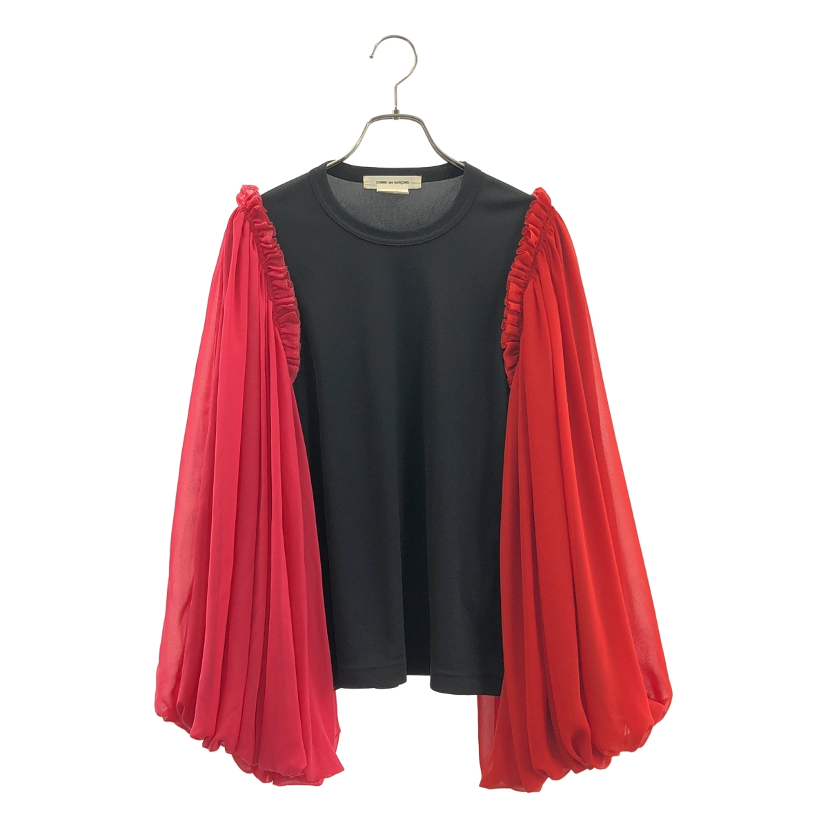 COMME des GARCONS / コムデギャルソン ポリエステル 変形 ボリュームシアースリーブ カットソー