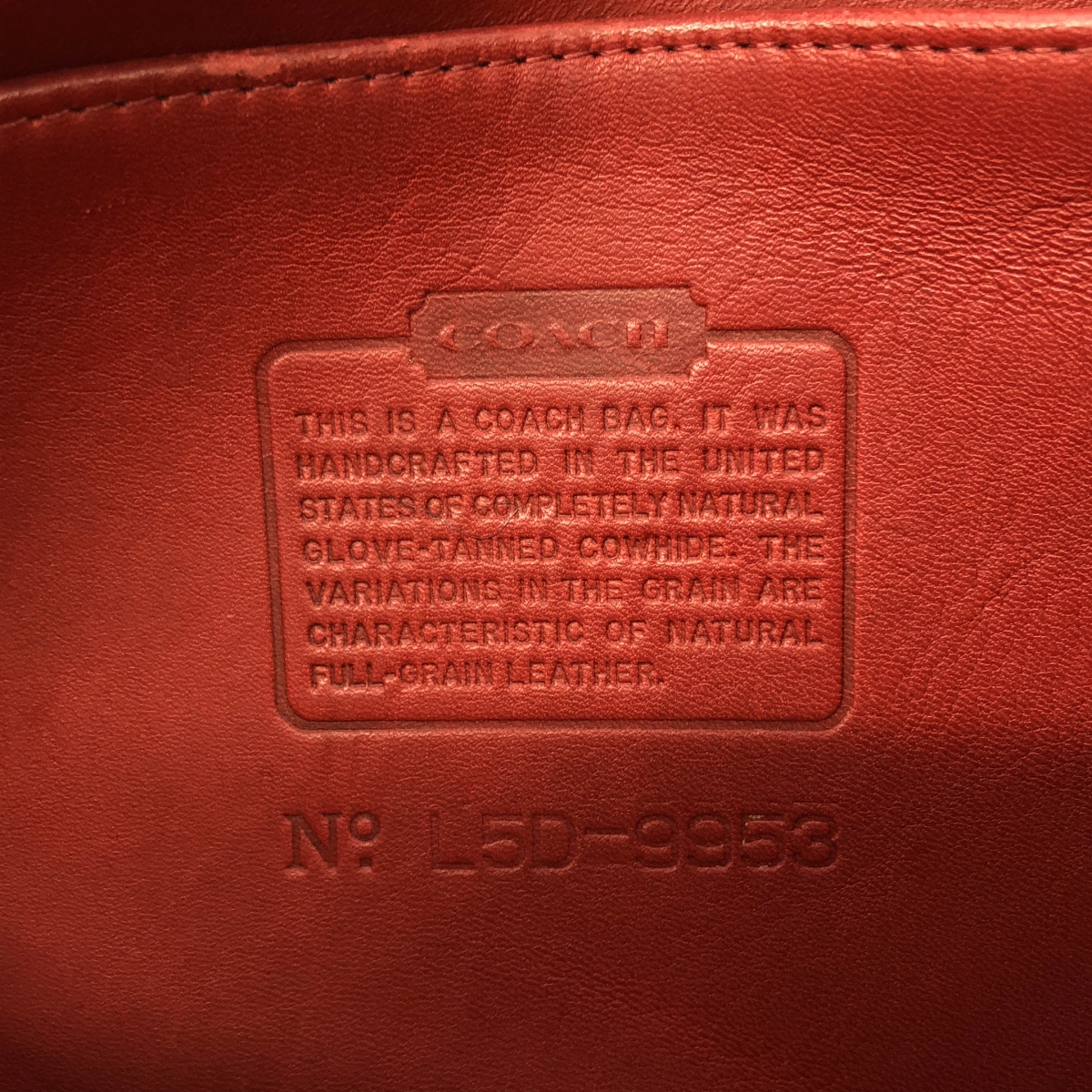 COACH / コーチ old / オールドコーチ バケツ レザー ショルダーバッグ