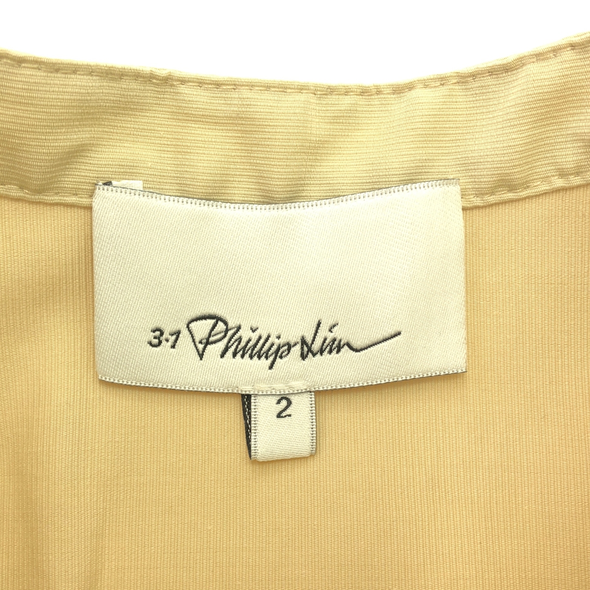 3.1 Phillip Lim / スリーワンフィリップリム リボンスリーブ ドローストリング ドレス ワンピース