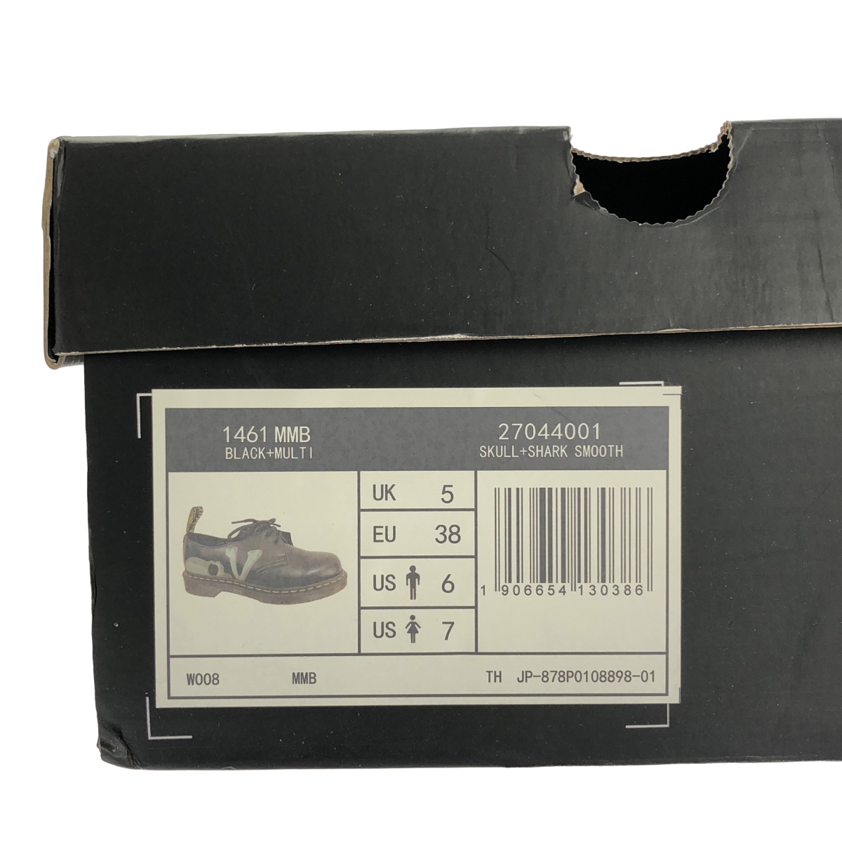 Dr.Martens / ドクターマーチン ×A BATHING APE ×mastermind / シャーク 3ホール レースアップシューズ