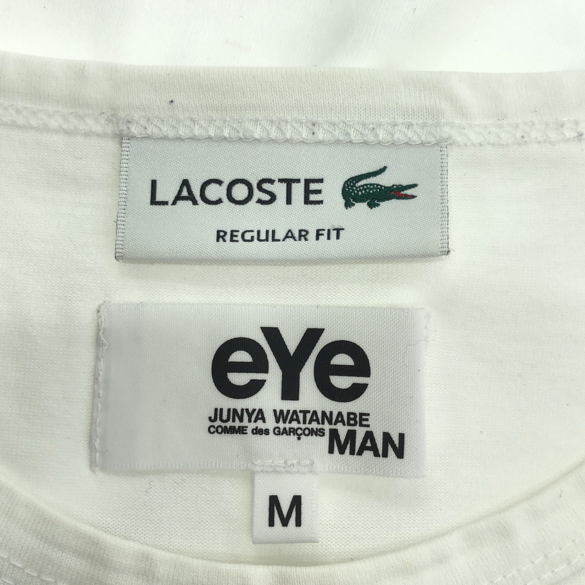 eye JUNYA WATANABE COMME des GARCONS MAN / アイジュンヤワタナベ マン ×LACOSTE ラコステ / ロゴ プリント Tシャツ
