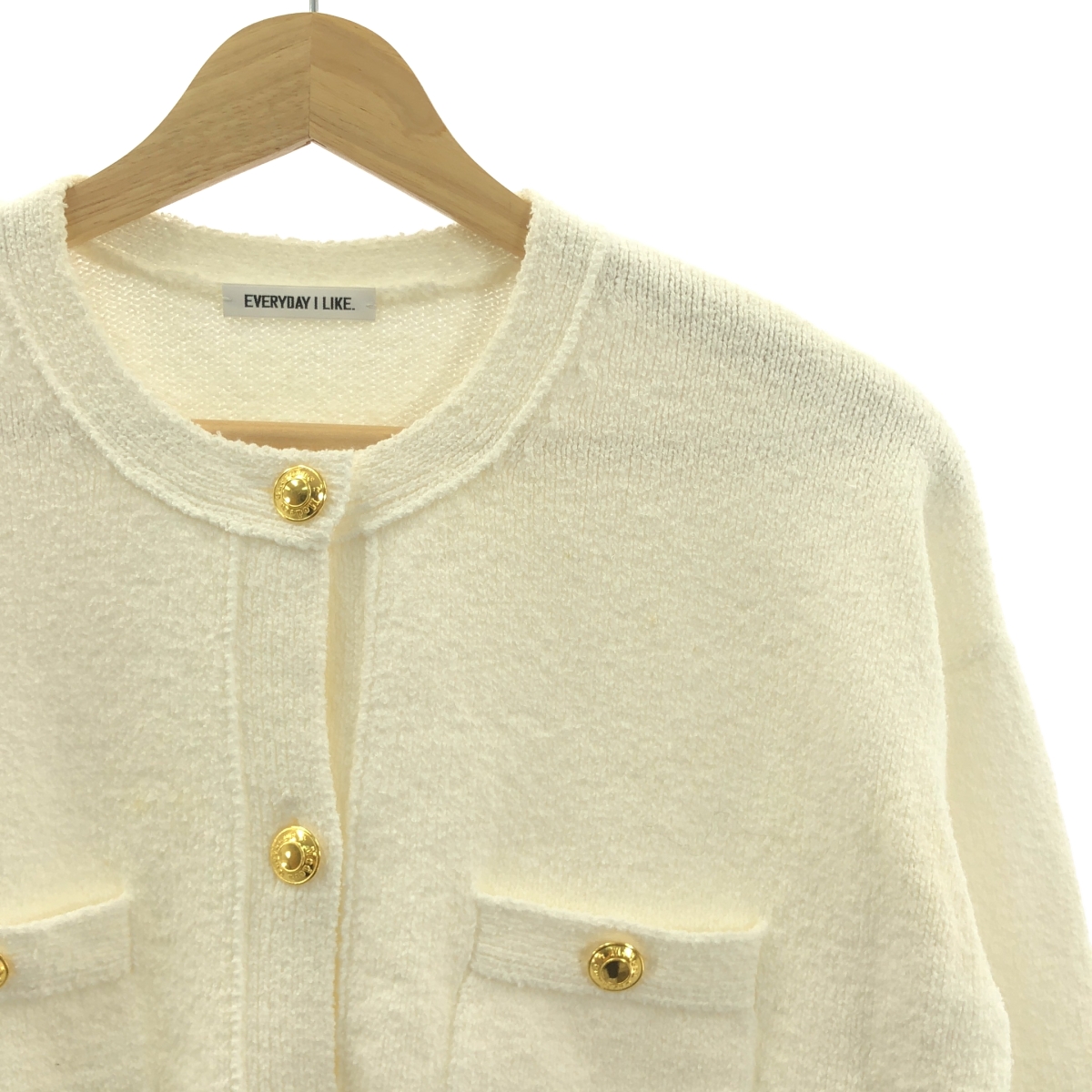 Deuxieme Classe / ドゥーズィエムクラス Cotton Jacket コットン ノーカラー カーディガン