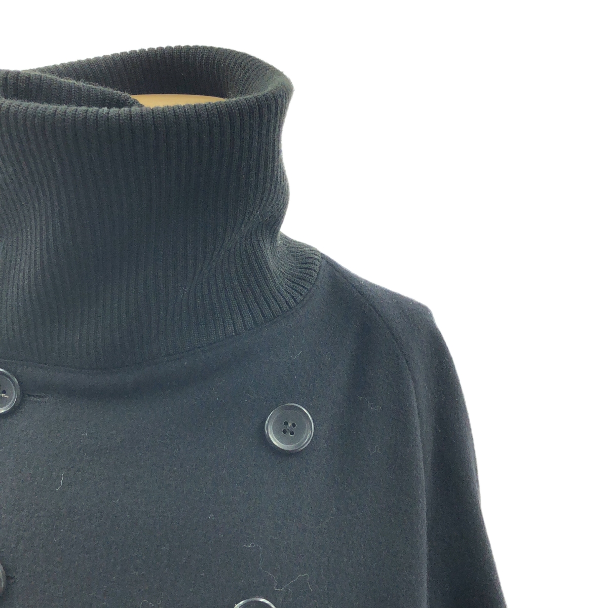 B YOHJI YAMAMOTO / ビーヨウジヤマモト ウール オーバーサイズ ジップ コート